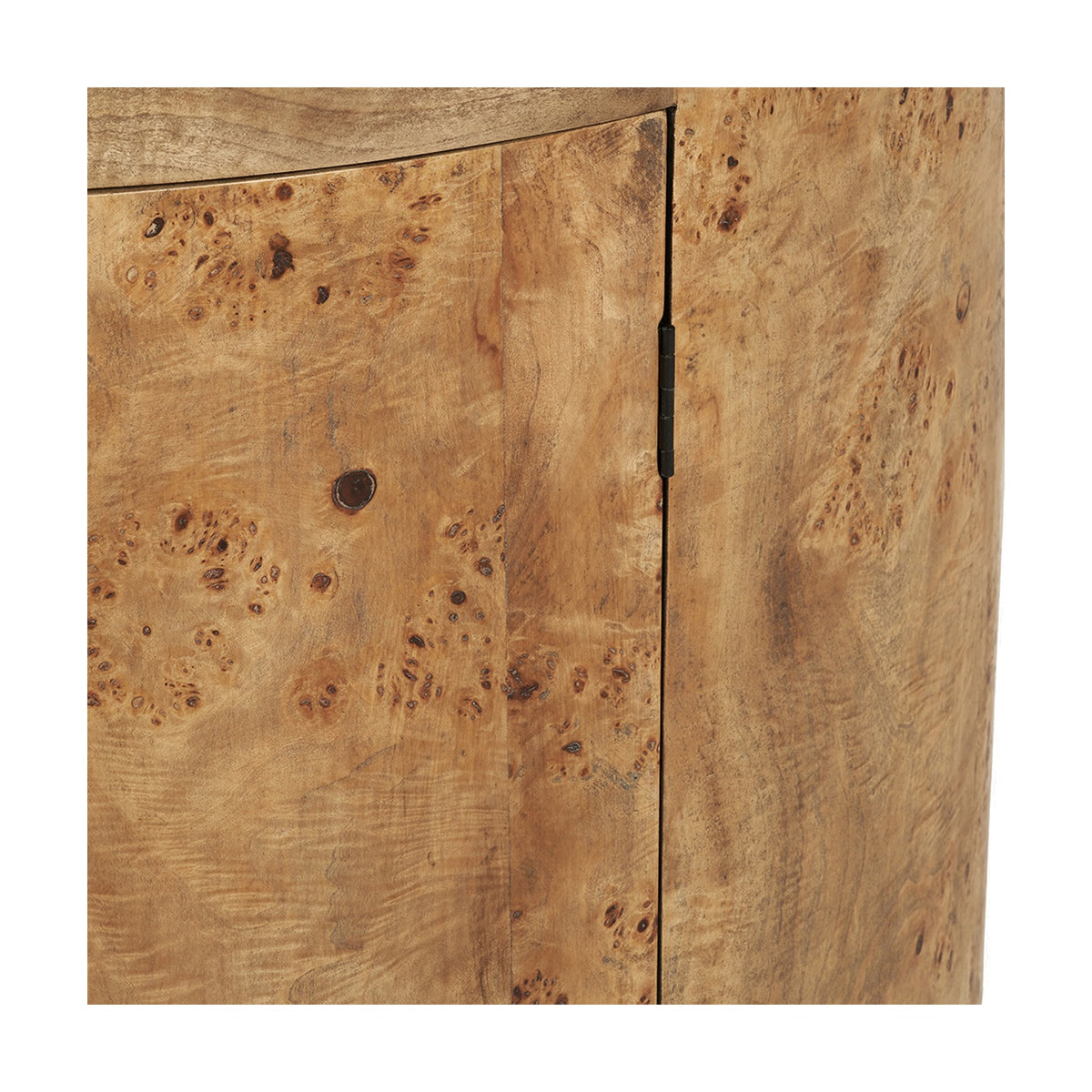 Newborough Burr Wood Effect 2 Door Cabinet - 92cm
