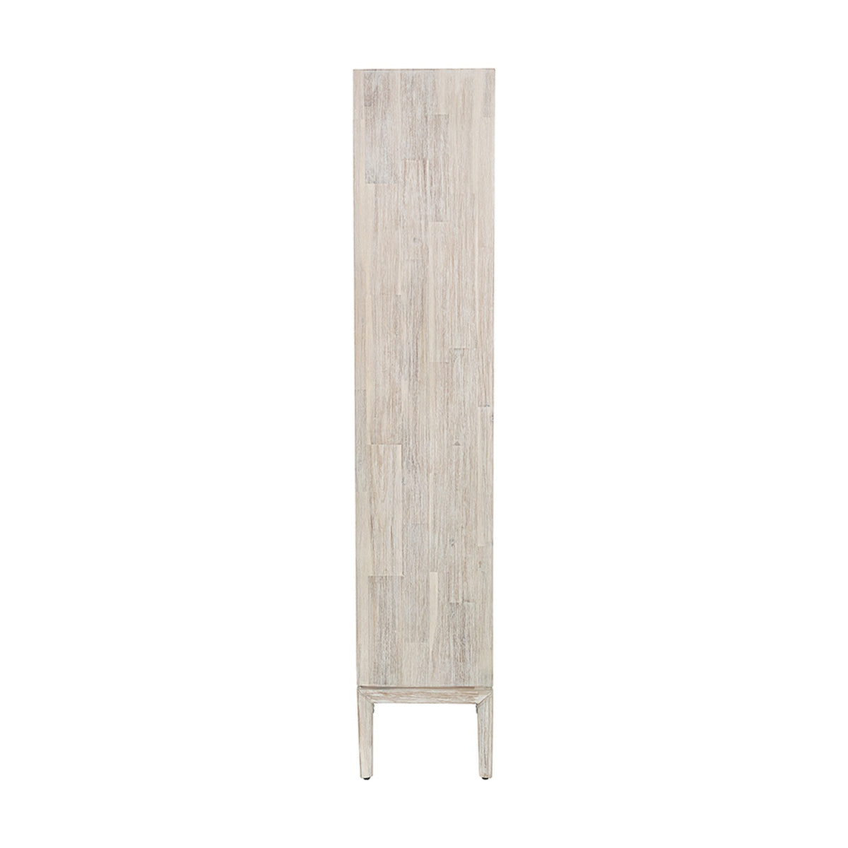Gio White Sand Acacia 2 Drawer, 7 Niche Shelf Shelving Unit - 180cm