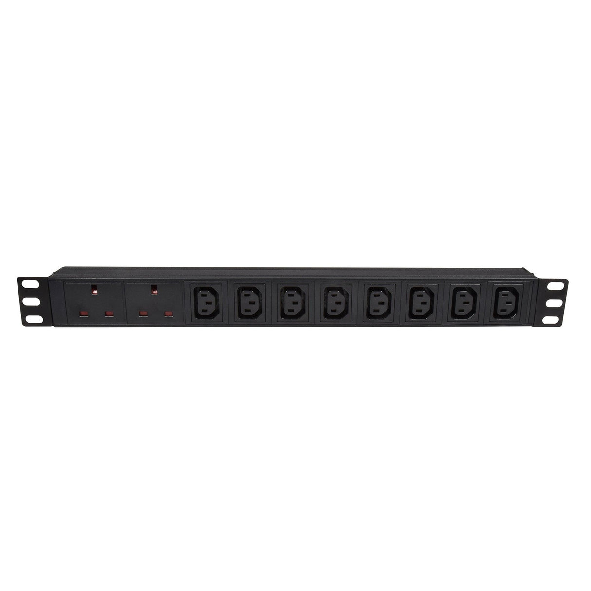 Adastra 1U PDU 2 UK + 8 IEC Outlets With 1.8m Lead