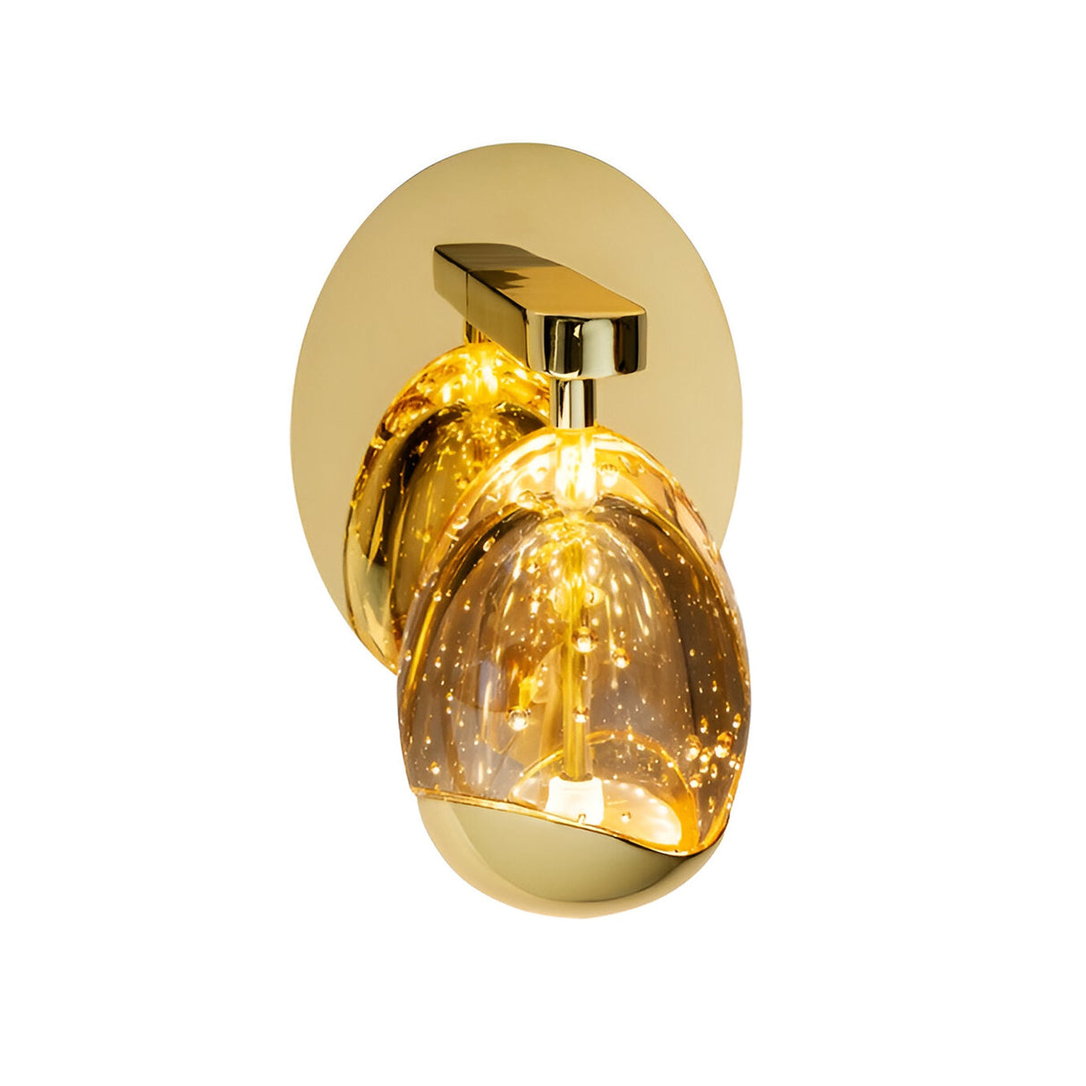 Rocio LED Teardrop Glass Wall Light 5W 3000K - Champagne
