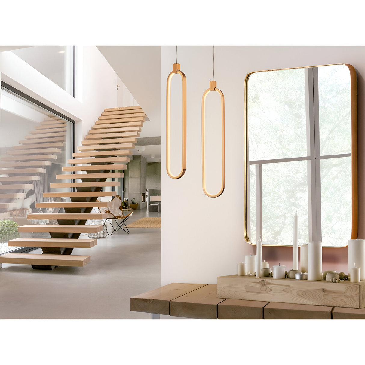 Colette LED Pendant Light 13W 3000W - Rose Gold