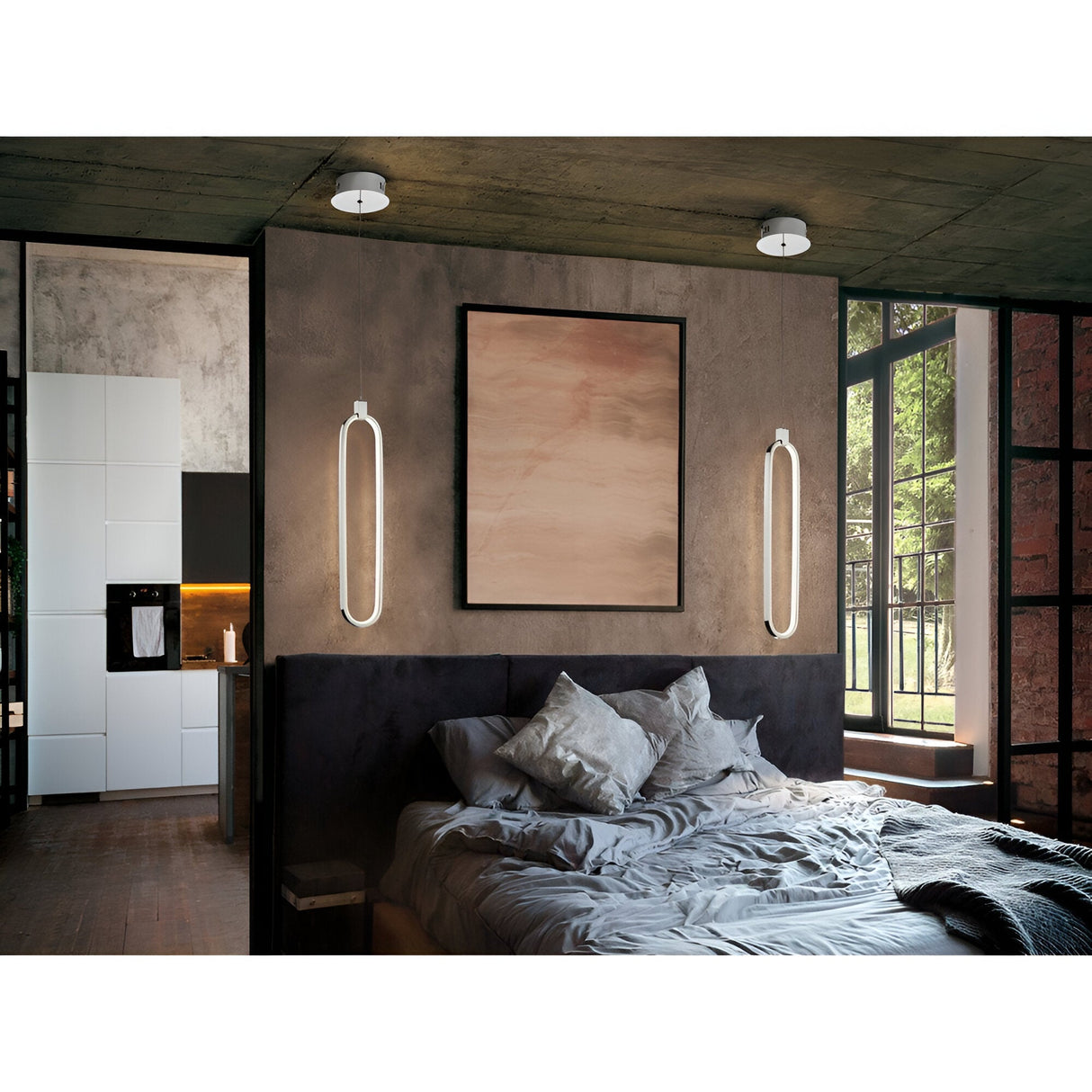 Colette LED Pendant Light 13W 3000W - Chrome