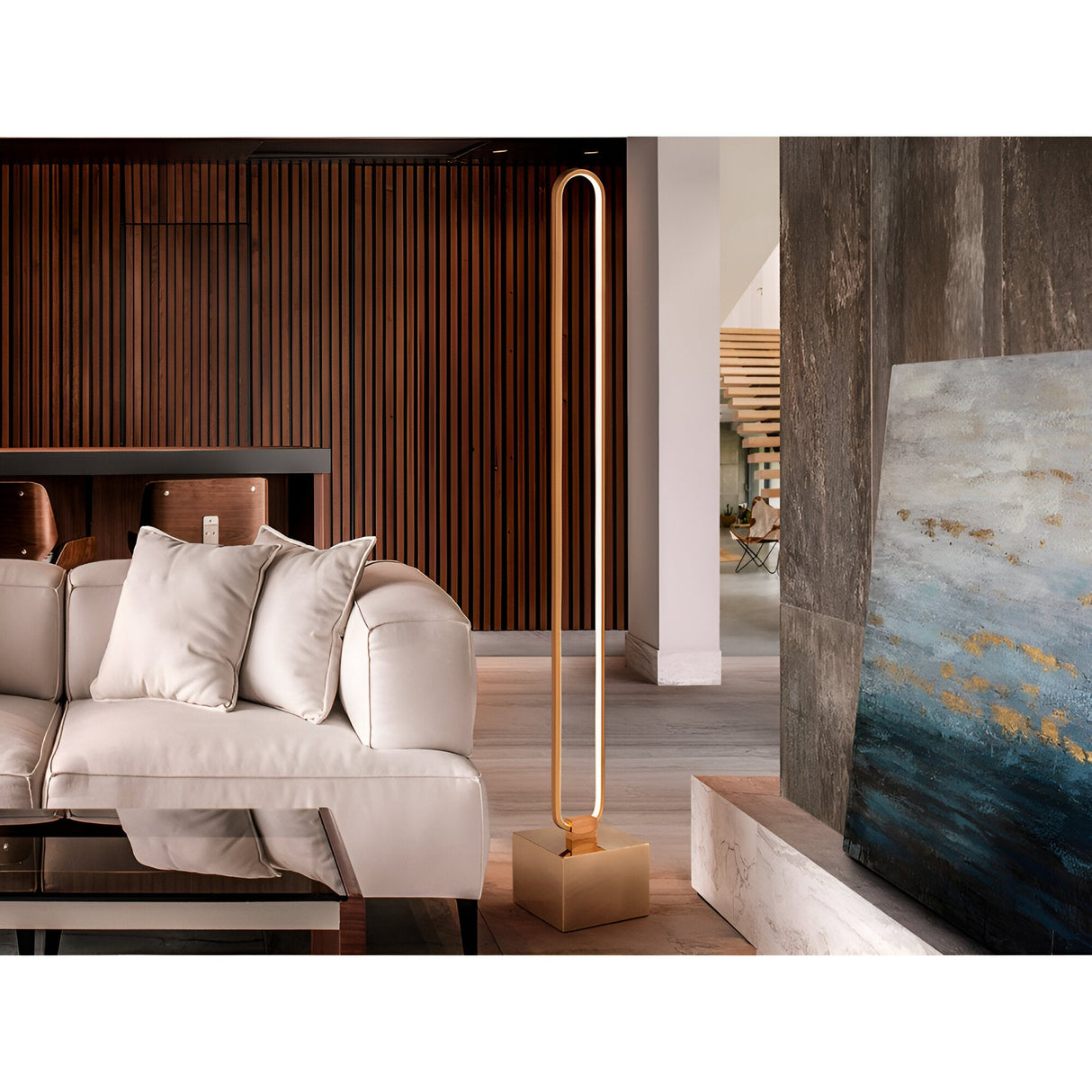 Colette LED Floor Lamp 32.4W 3000K - Rose Gold