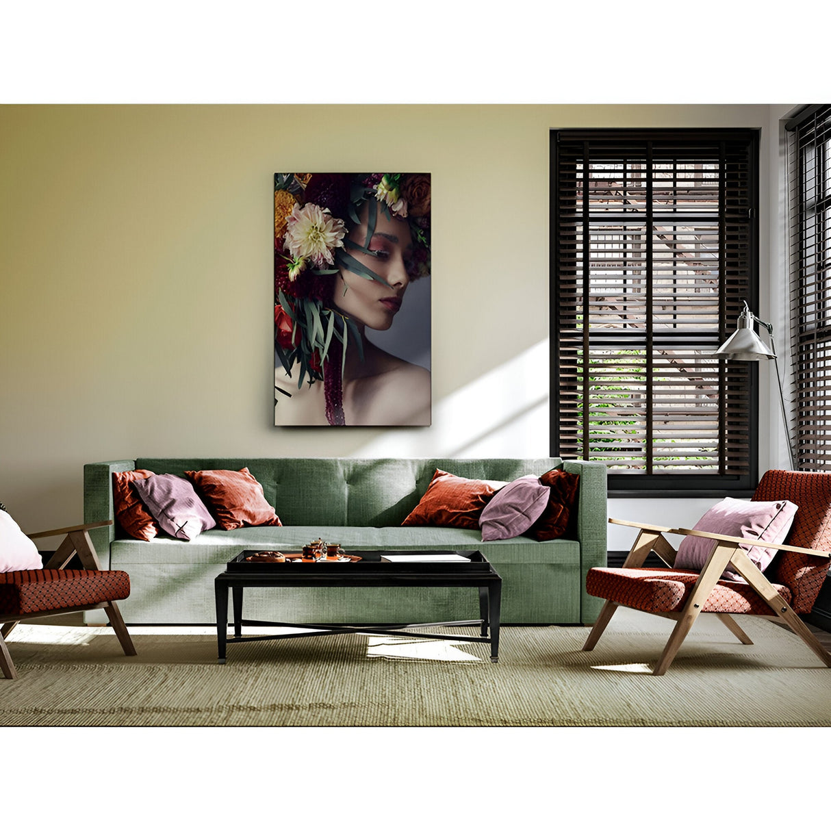 Artemisa Soft Gaze Portrait Photography Print – 80x130cm