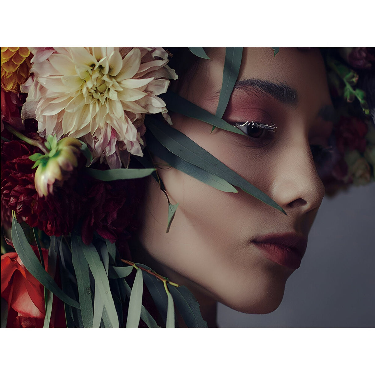 Artemisa Soft Gaze Portrait Photography Print – 80x130cm