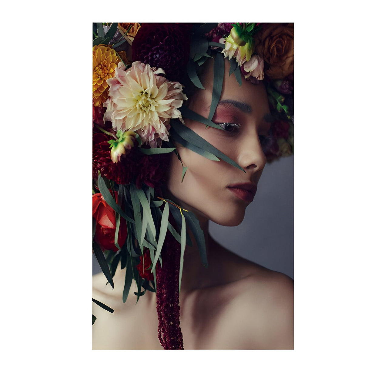 Artemisa Soft Gaze Portrait Photography Print – 80x130cm