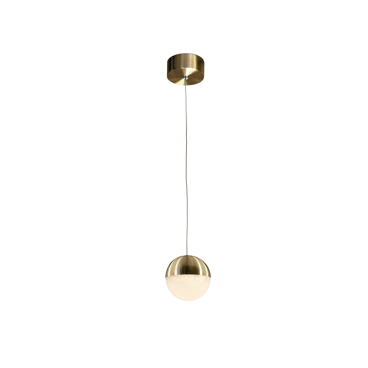 Sphere LED Pendant Light 4.8W 3000K - Brass