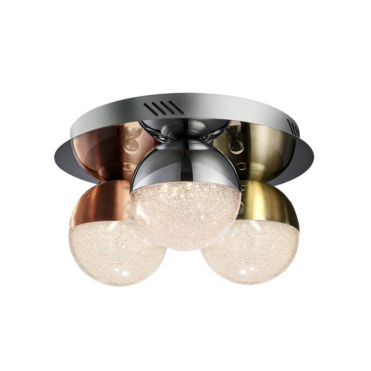 Sphere Dimmable LED Semi-Flush Ceiling Light - Multicoloured