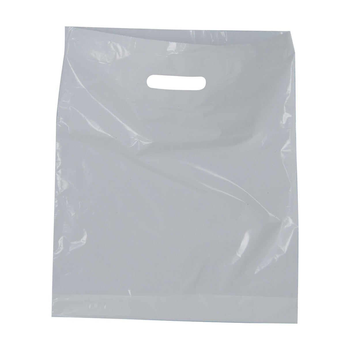 White Plastic Carrier Bag, 380 x 457mm, 30 Micron