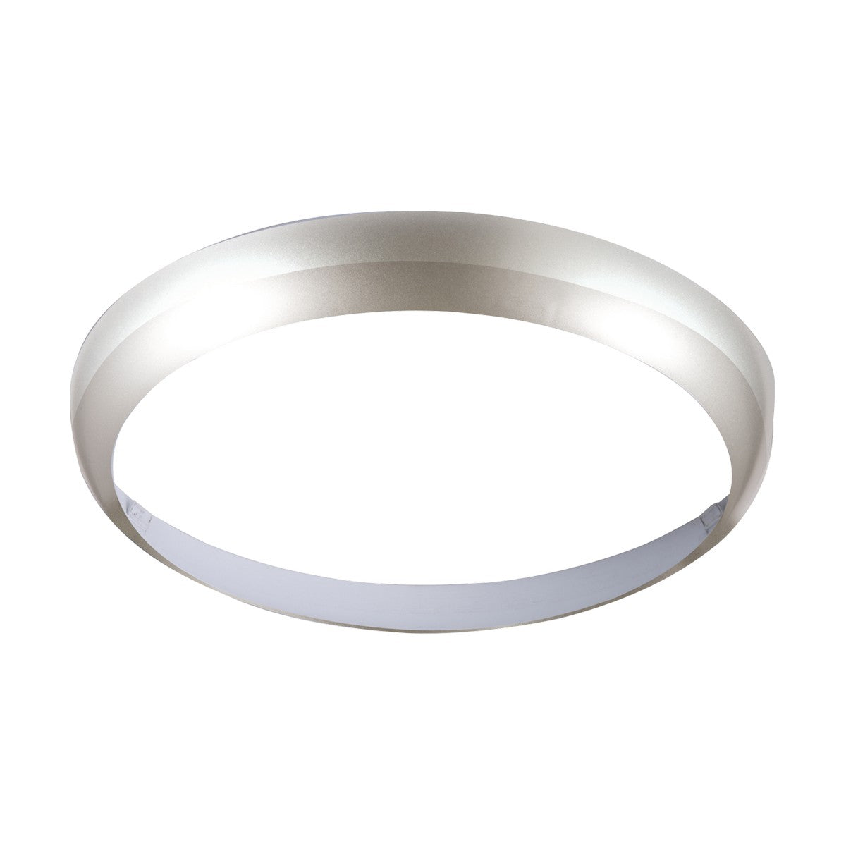 Matt Silver Bezel for 24W LED Bulkhead 400mm