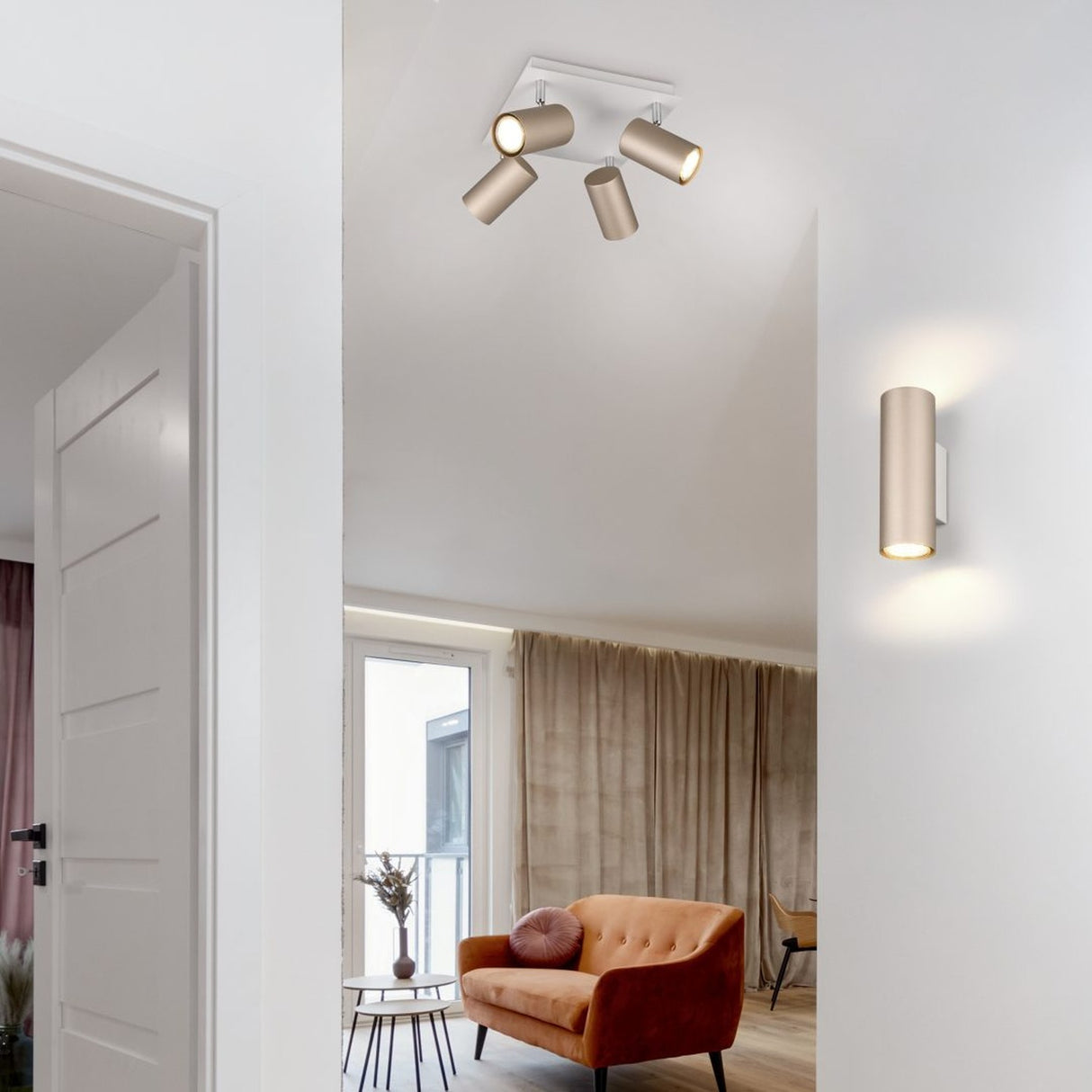 Marley 4 Light Spotlight – Coffee