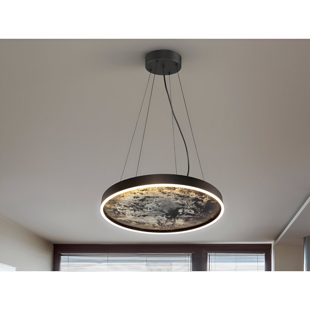 Stone CCT LED Suspension Light 95W 3000K-6000K - Multicoloured
