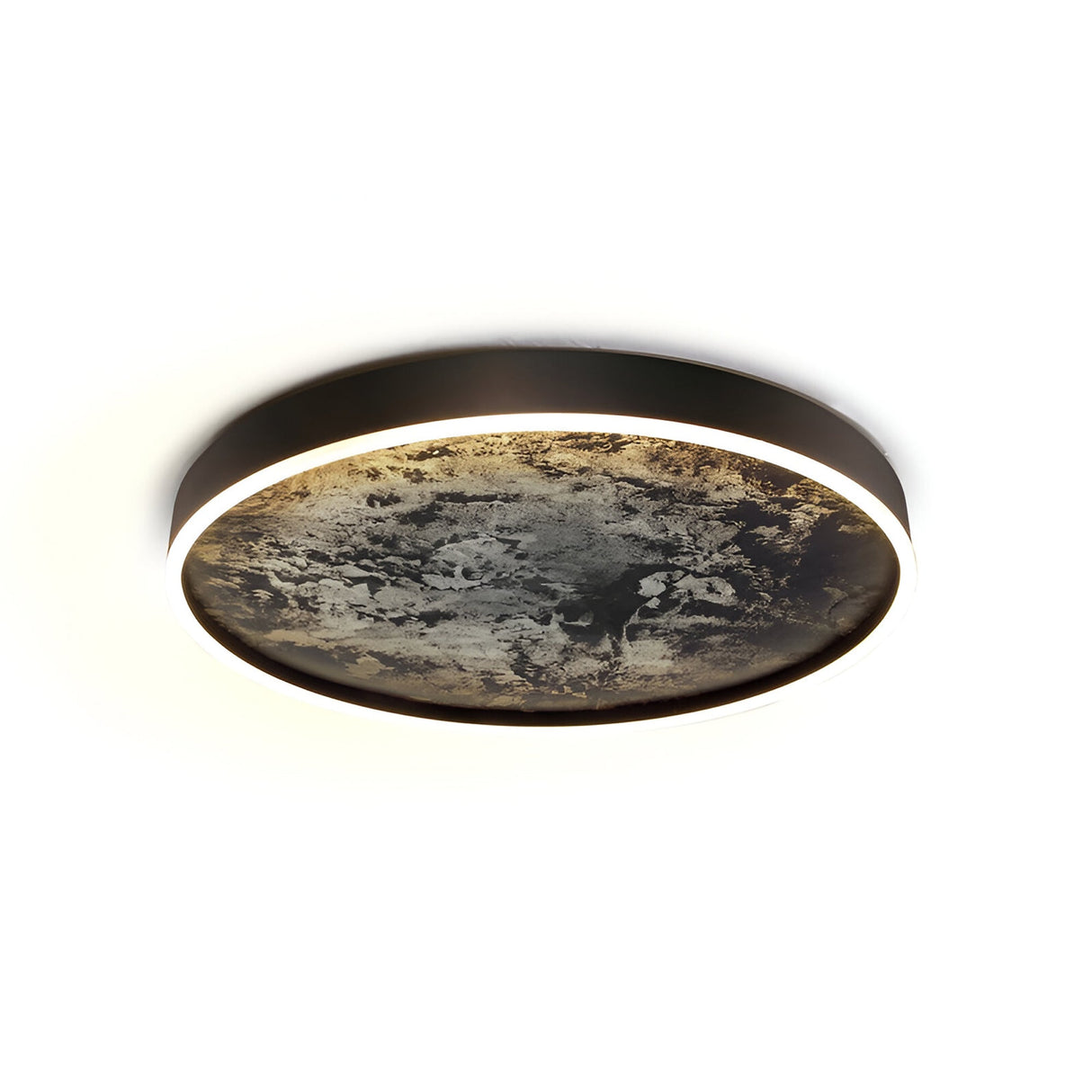 Stone Large CCT LED Flush Ceiling Light 95W 3000-6000K - Multicoloured