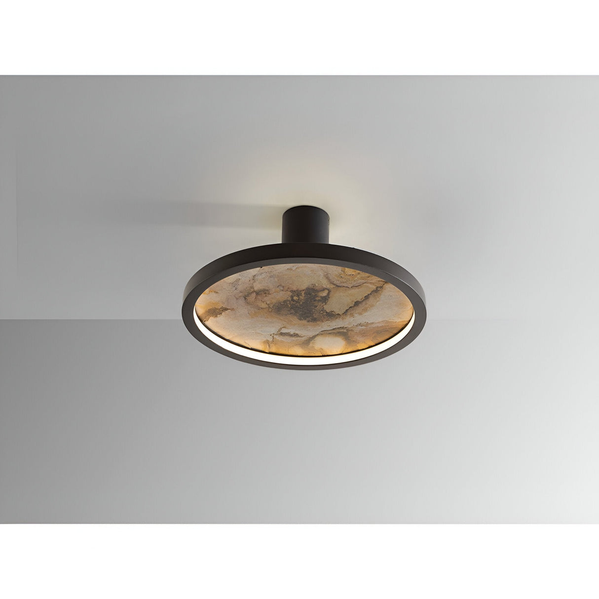 Stone Large Small CCT LED Wall/Semi-Flush Ceiling Light - Multicoloured