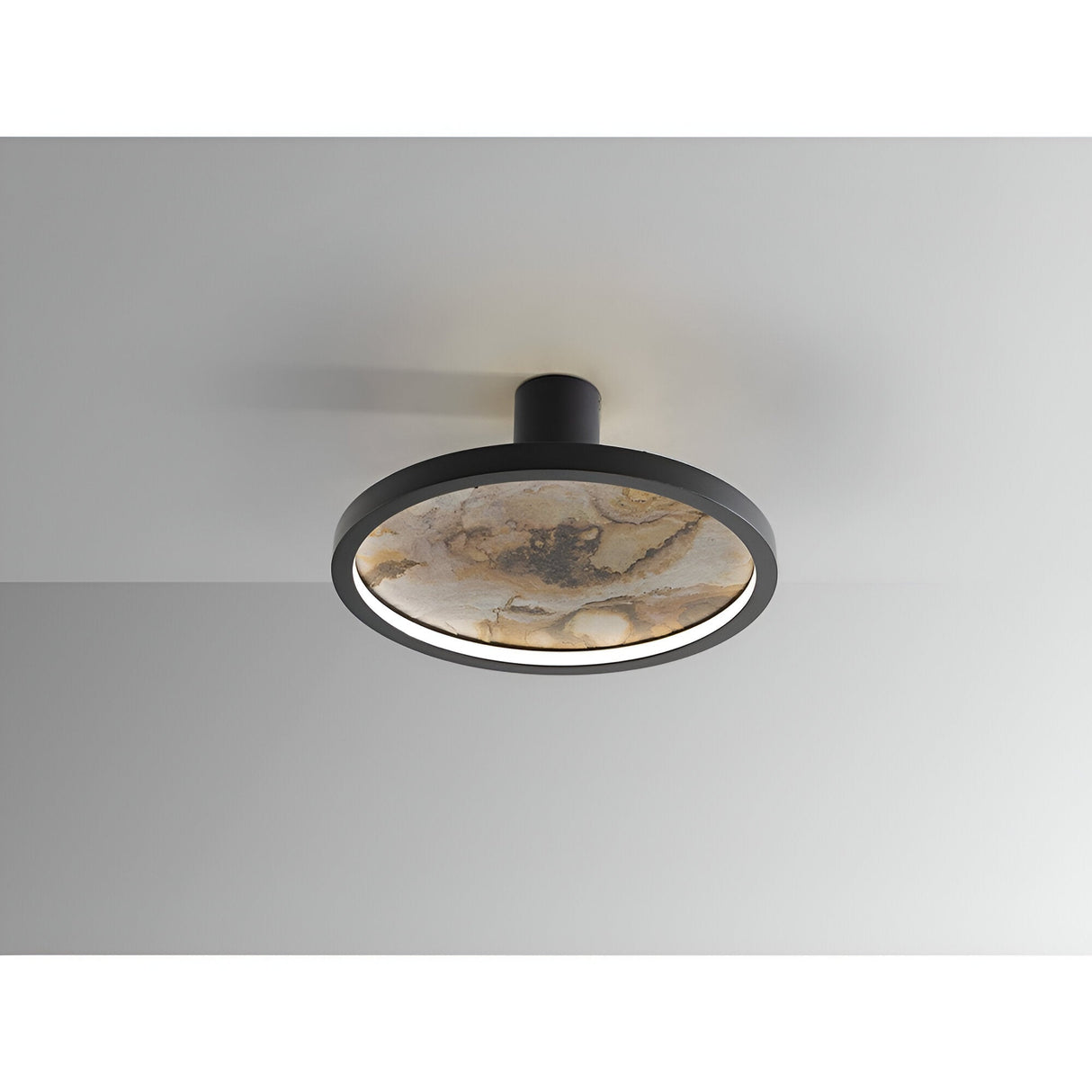 Stone Large Small CCT LED Wall/Semi-Flush Ceiling Light - Multicoloured