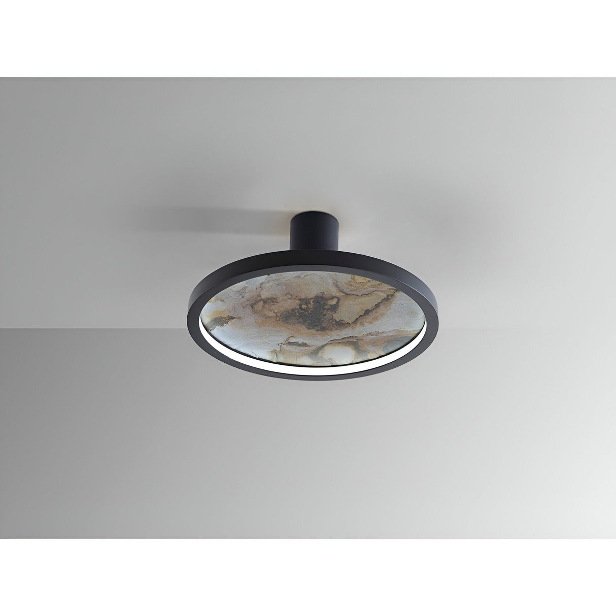 Stone Large Small CCT LED Wall/Semi-Flush Ceiling Light - Multicoloured