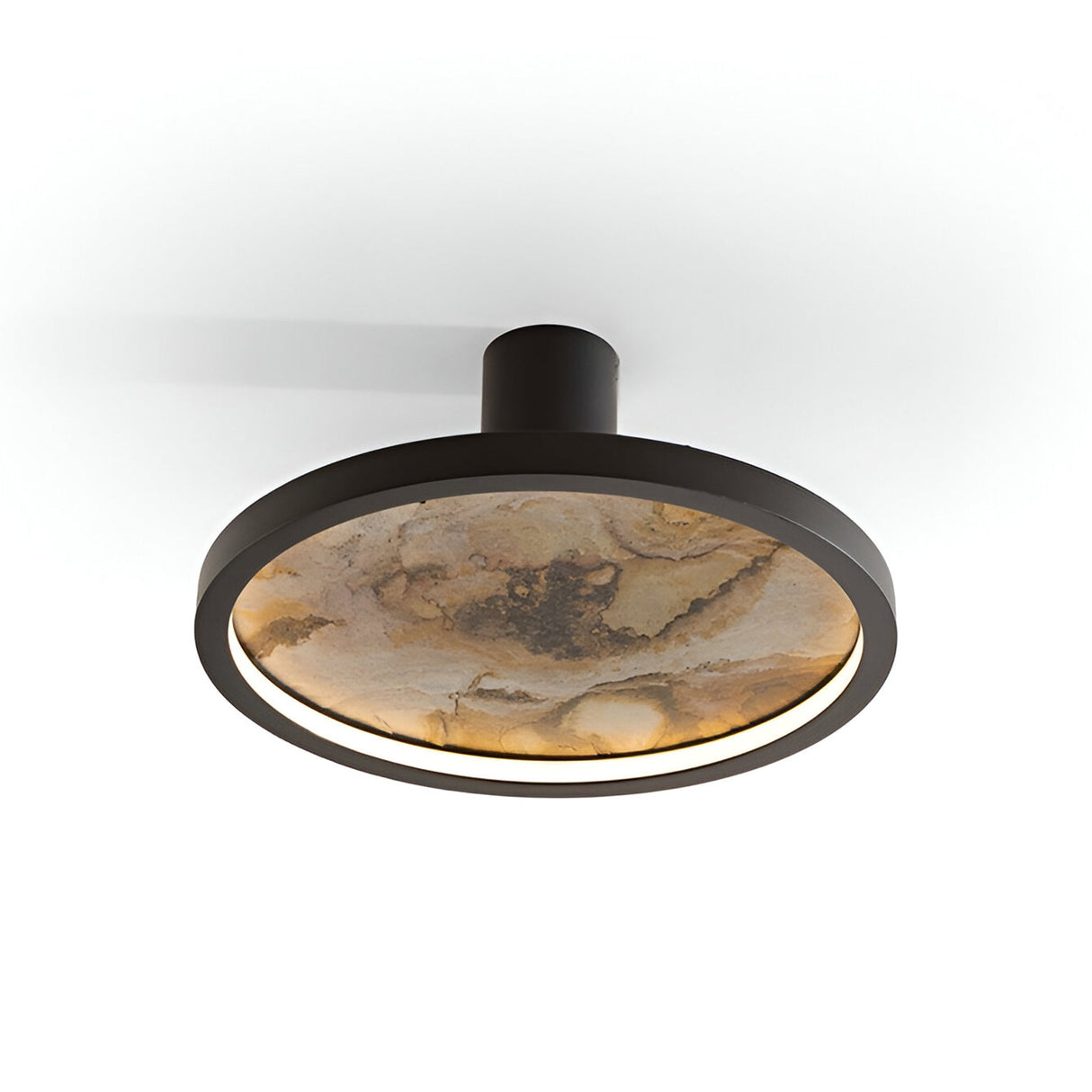 Stone Large Small CCT LED Wall/Semi-Flush Ceiling Light - Multicoloured