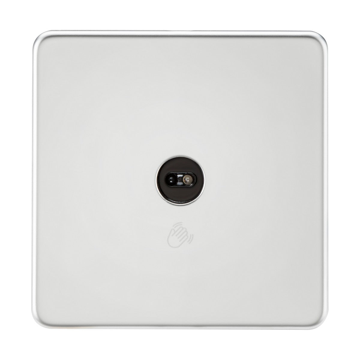230V 1G 1-way Touchless Switch - Polished Chrome