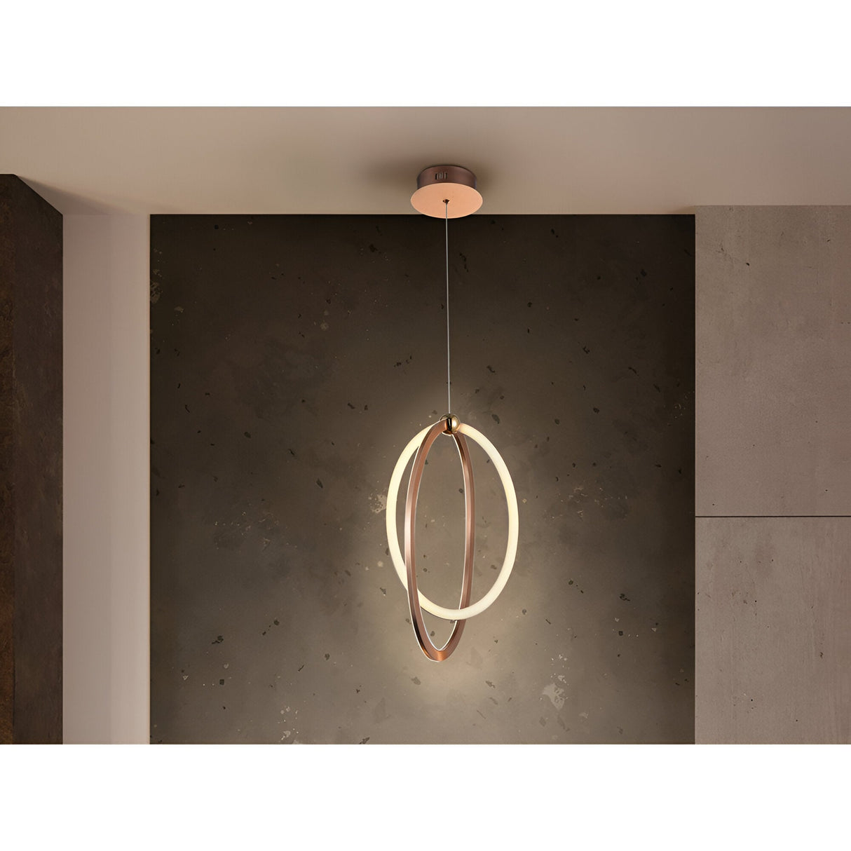 Ocellis LED Pendant Light 22W 3000K - Rose Gold