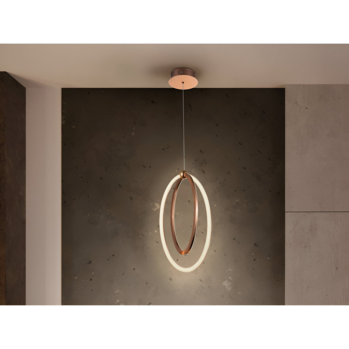 Ocellis LED Pendant Light 22W 3000K - Rose Gold