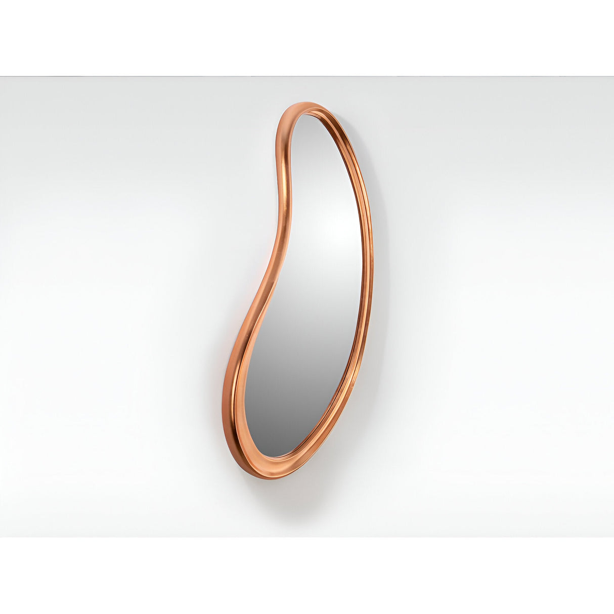 Brigitte Oval Wall Mirror Rose Gold - 166x67cm