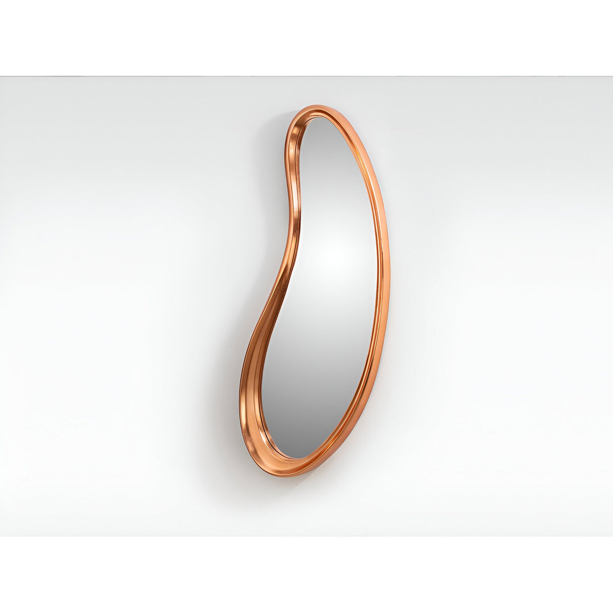 Brigitte Oval Wall Mirror Rose Gold - 166x67cm