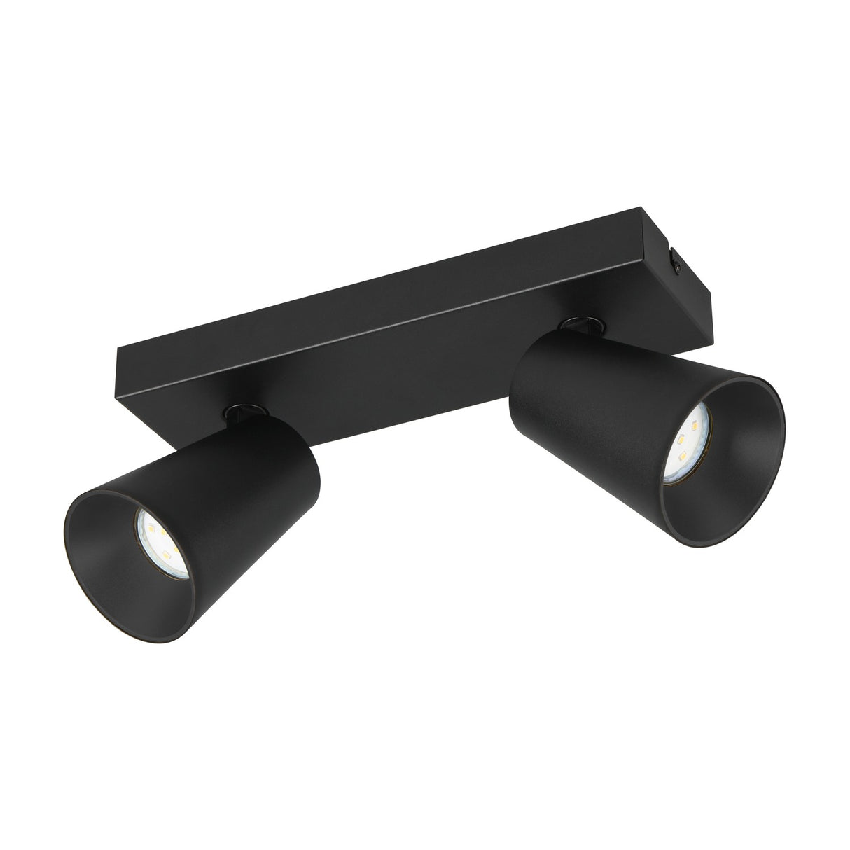 Sharp 2 Light Spotlight – Black & Gold