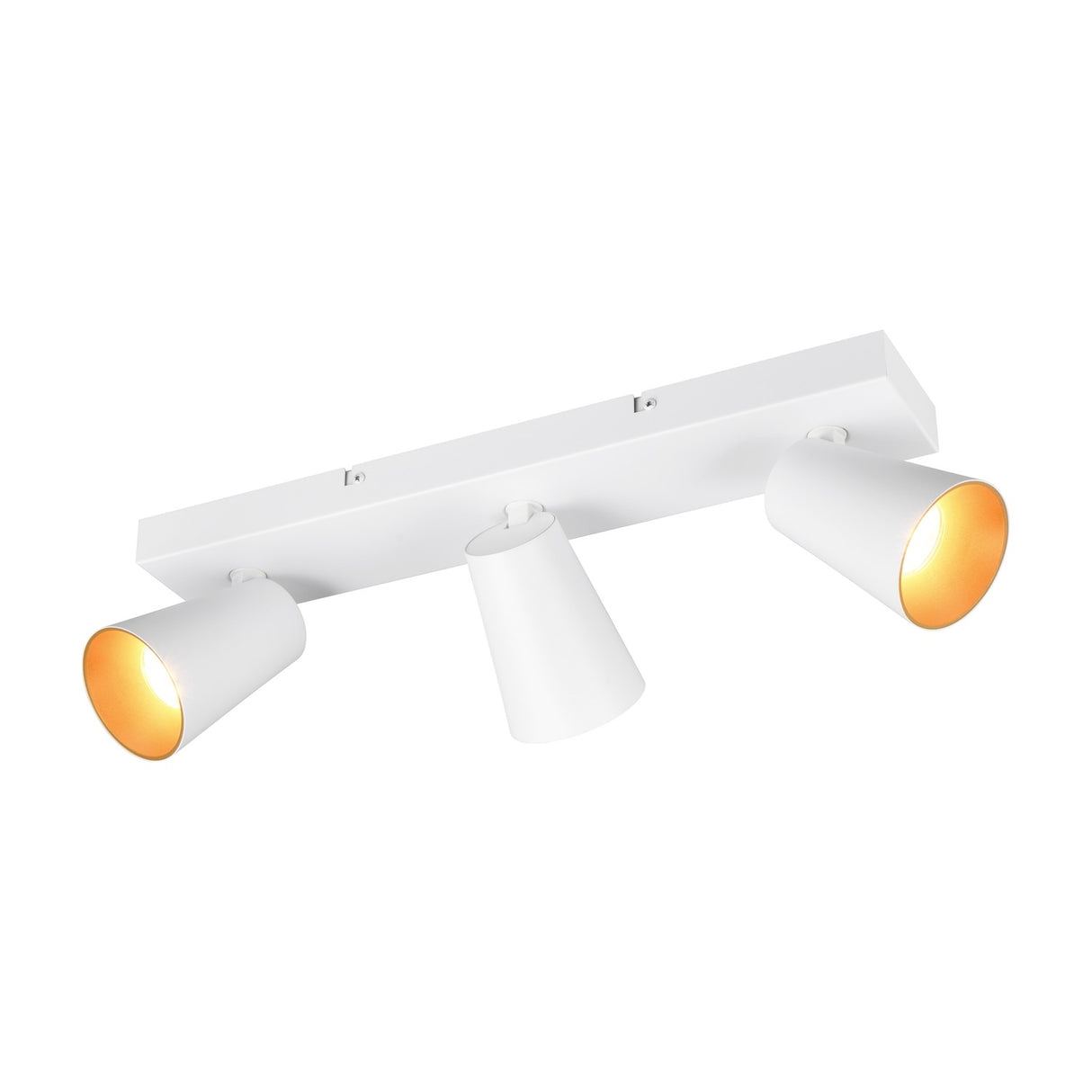 Sharp 3 Light Spotlight – Matt White