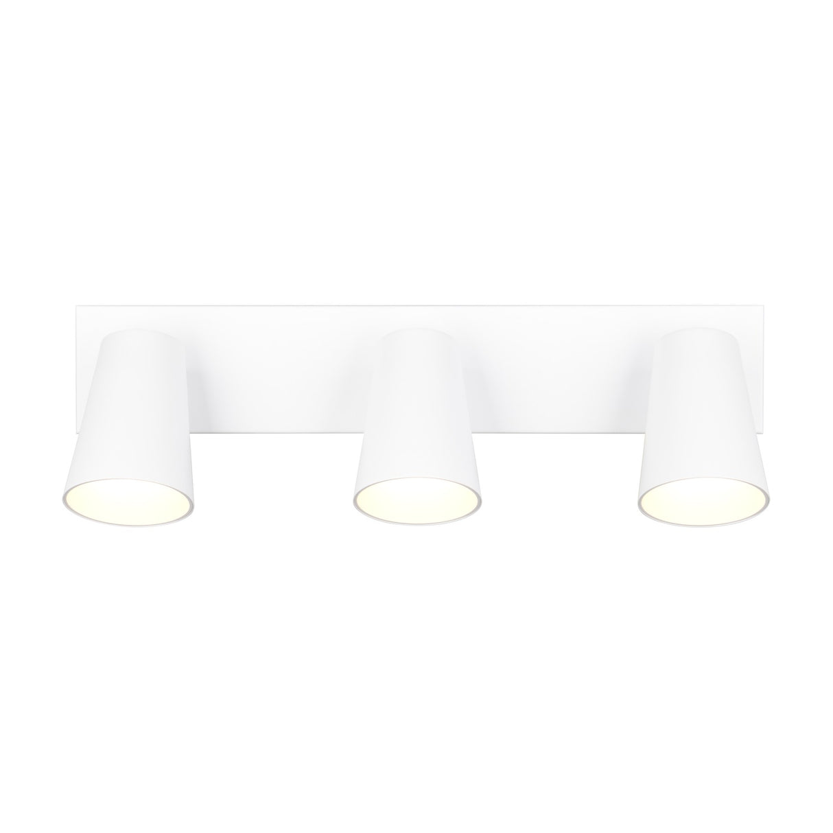 Sharp 3 Light Spotlight – Matt White