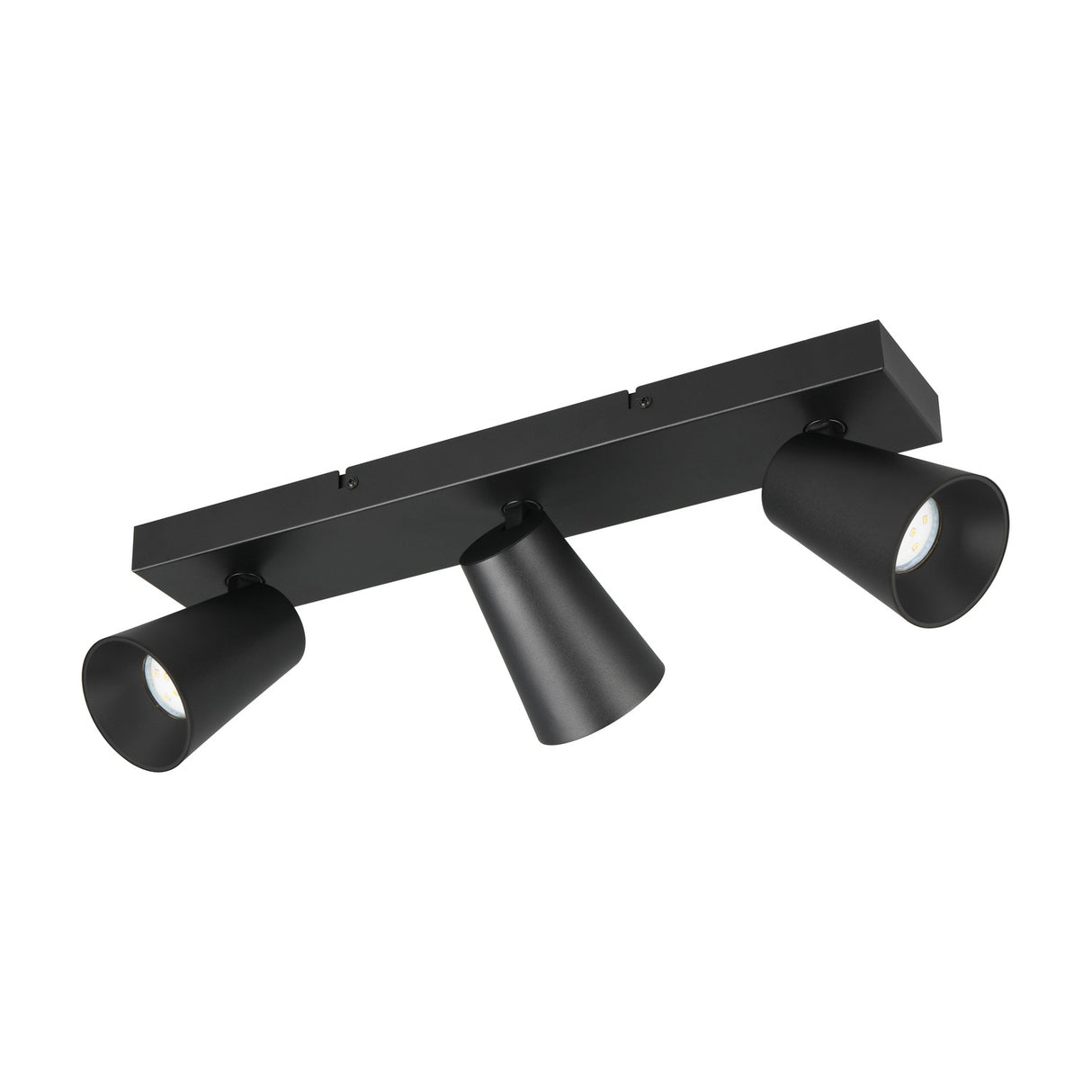 Sharp 3 Light Spotlight – Black & Gold