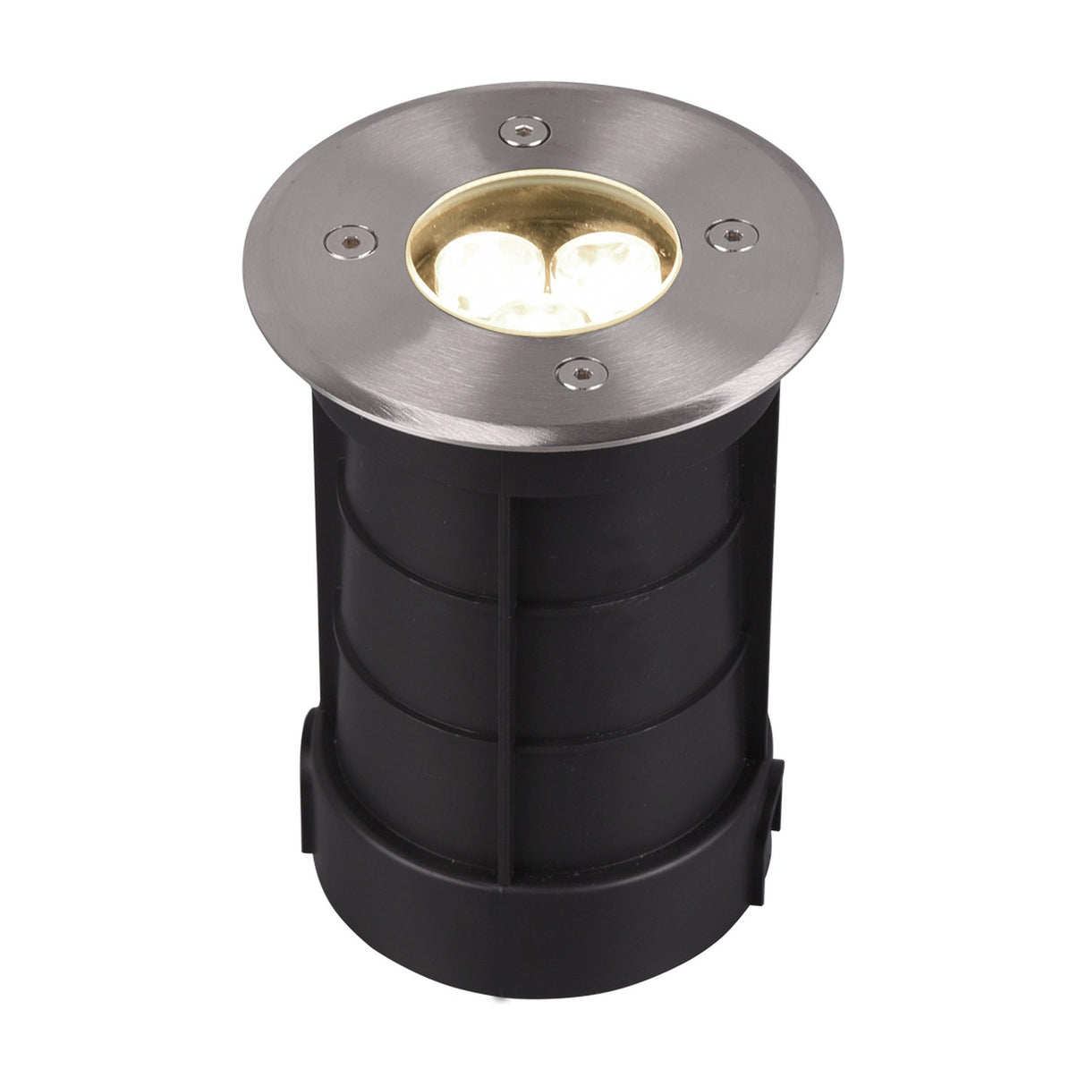 Belaja 11cm LED Ground Light – Satin Nickel
