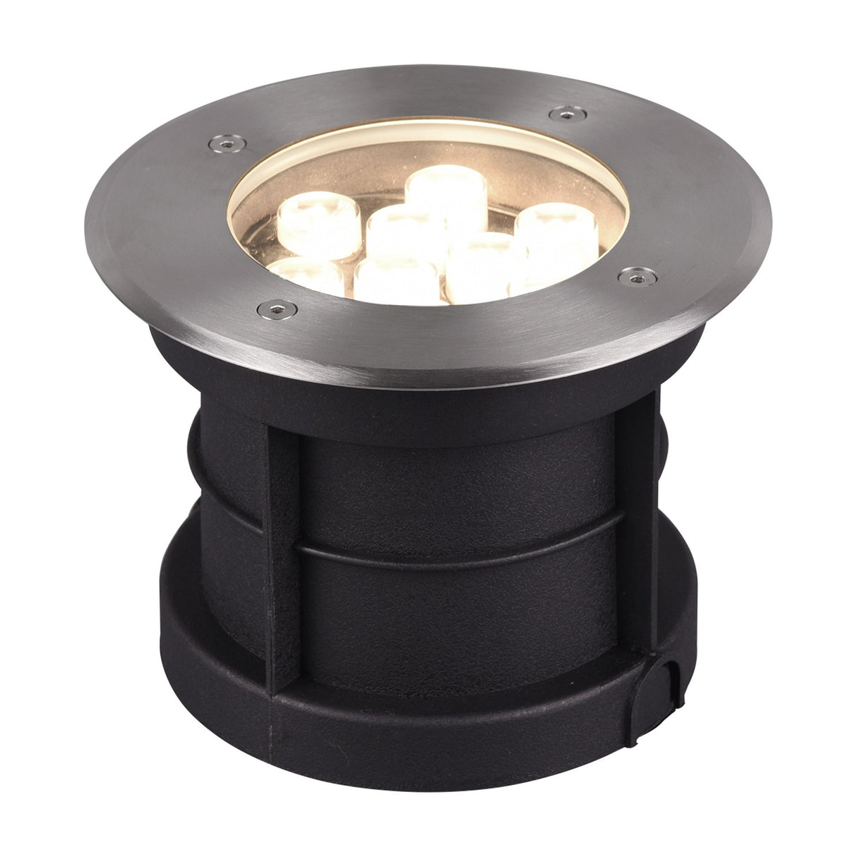 Belaja 16cm LED Ground Light – Satin Nickel