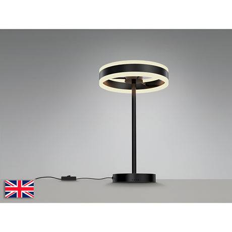 Helia LED Table Lamp 36W 3000K - Matt Black