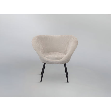 Ozome Chenille Accent Chair - Beige