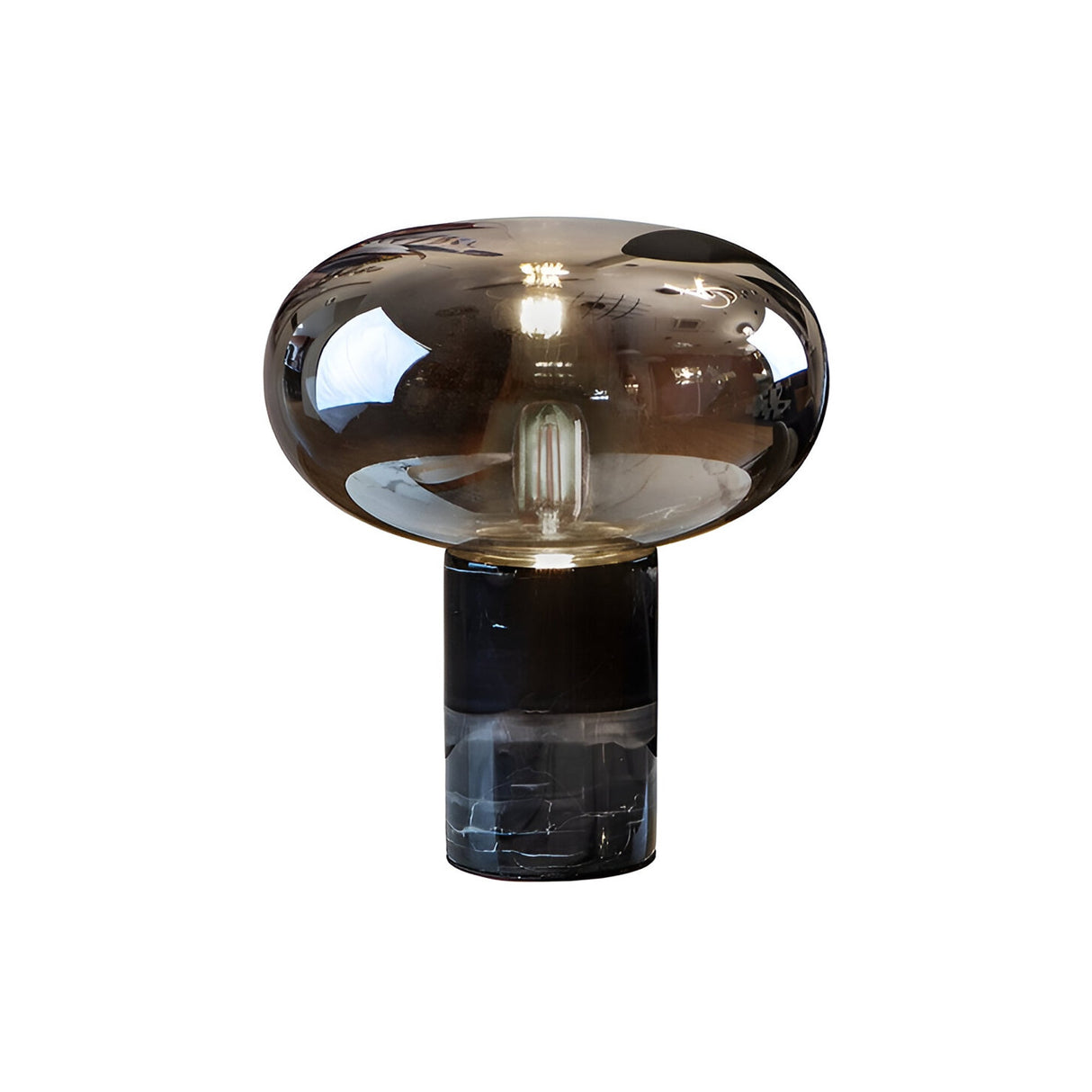 Fungi Marble Table Lamp - Black