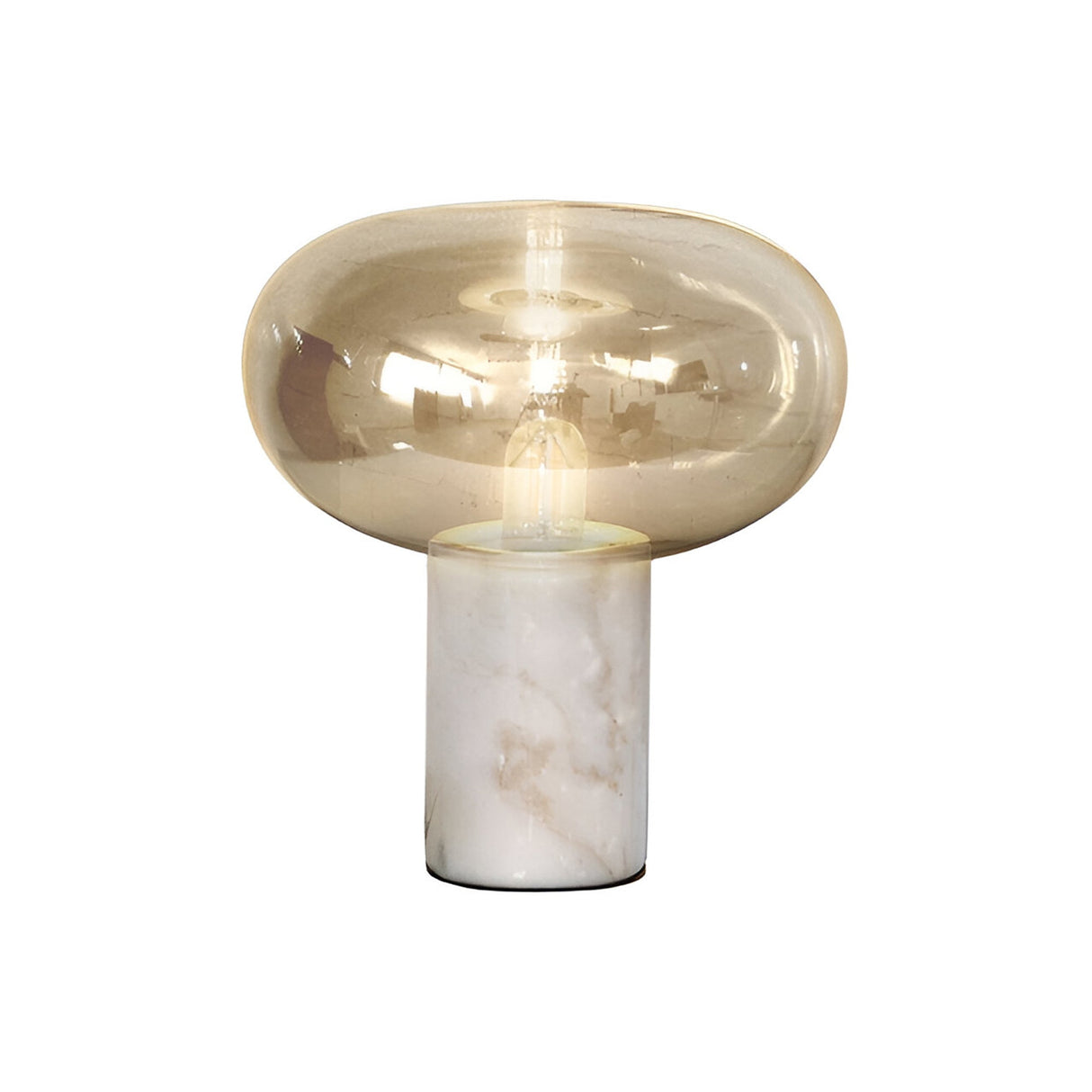 Fungi Marble Table Lamp - White