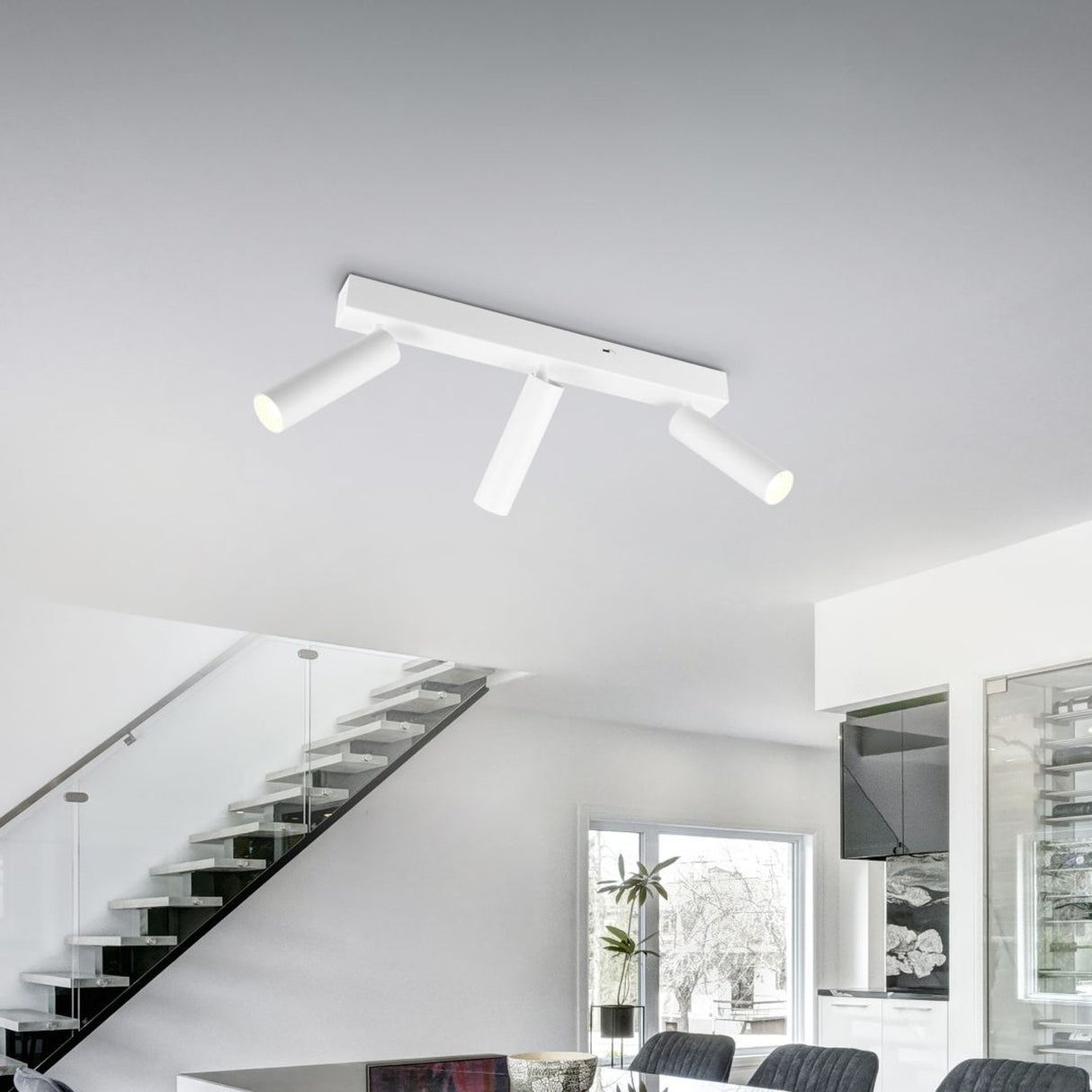 Ambala 3 Light LED Spotlight – Matt White