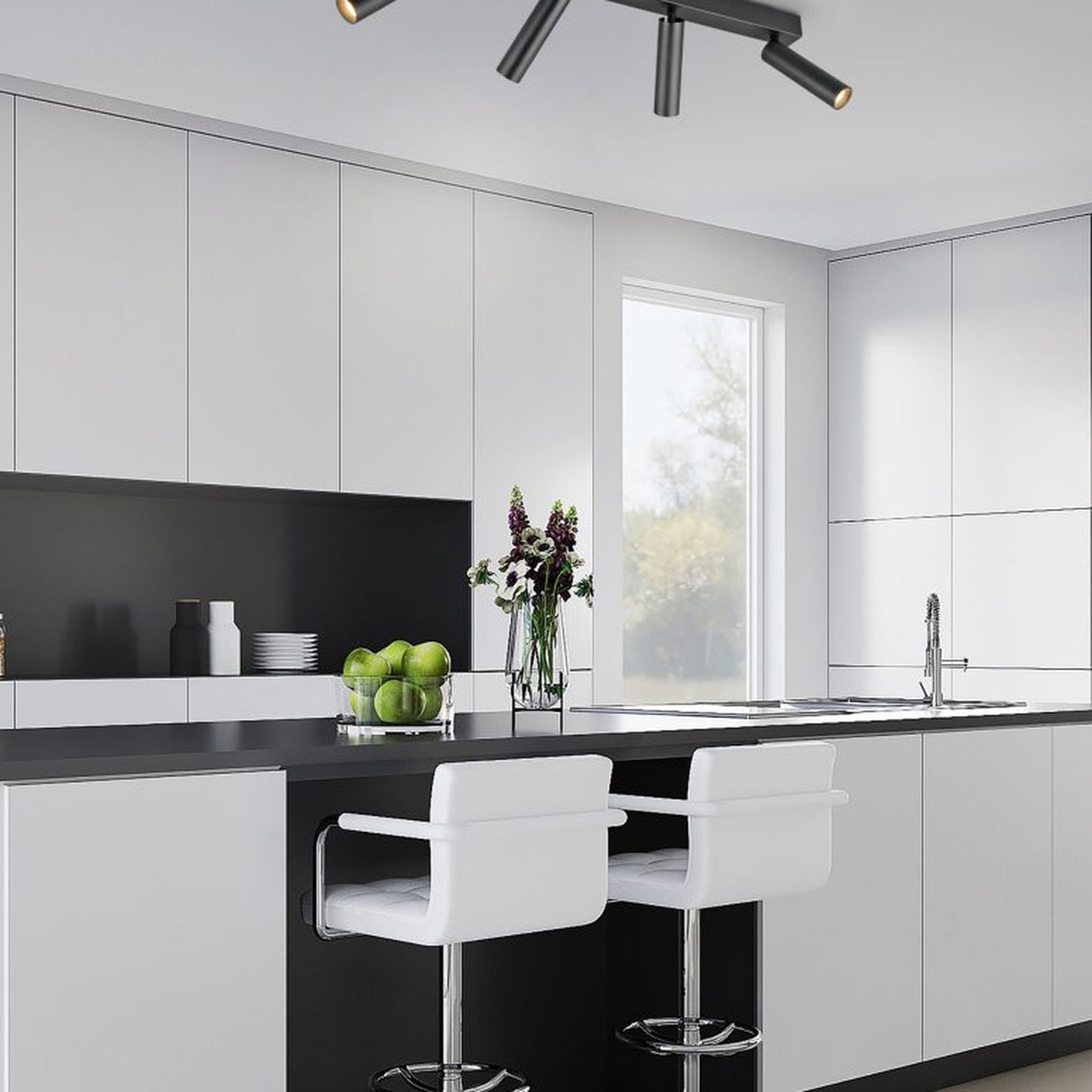 Ambala 4 Light LED Spotlight – Matt Black