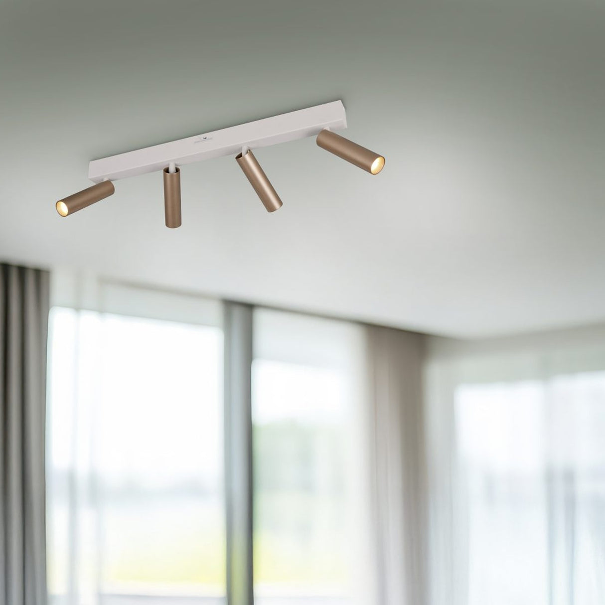 Ambala 4 Light LED Spotlight – Coffee