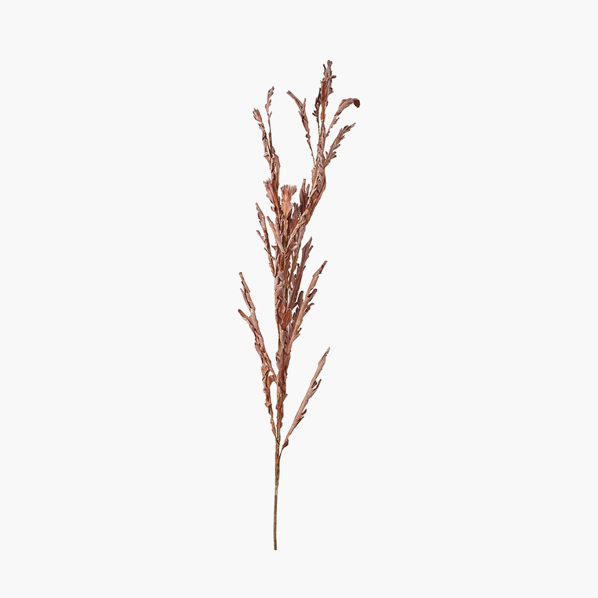 Mulberry Brown Autumn Leaf Pack of 6 Artificial Flowers - 109cm