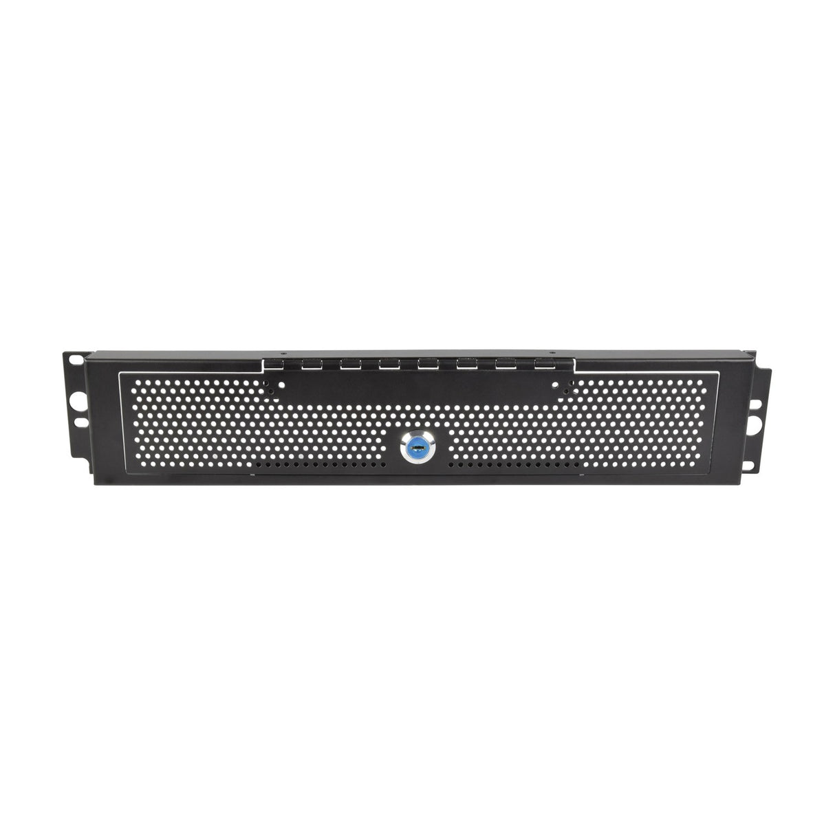 Adastra 2U Lockable Steel Mesh Rack Security Panel