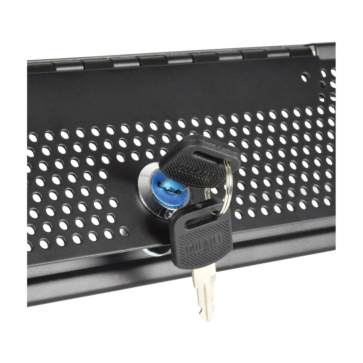 Adastra 2U Lockable Steel Mesh Rack Security Panel