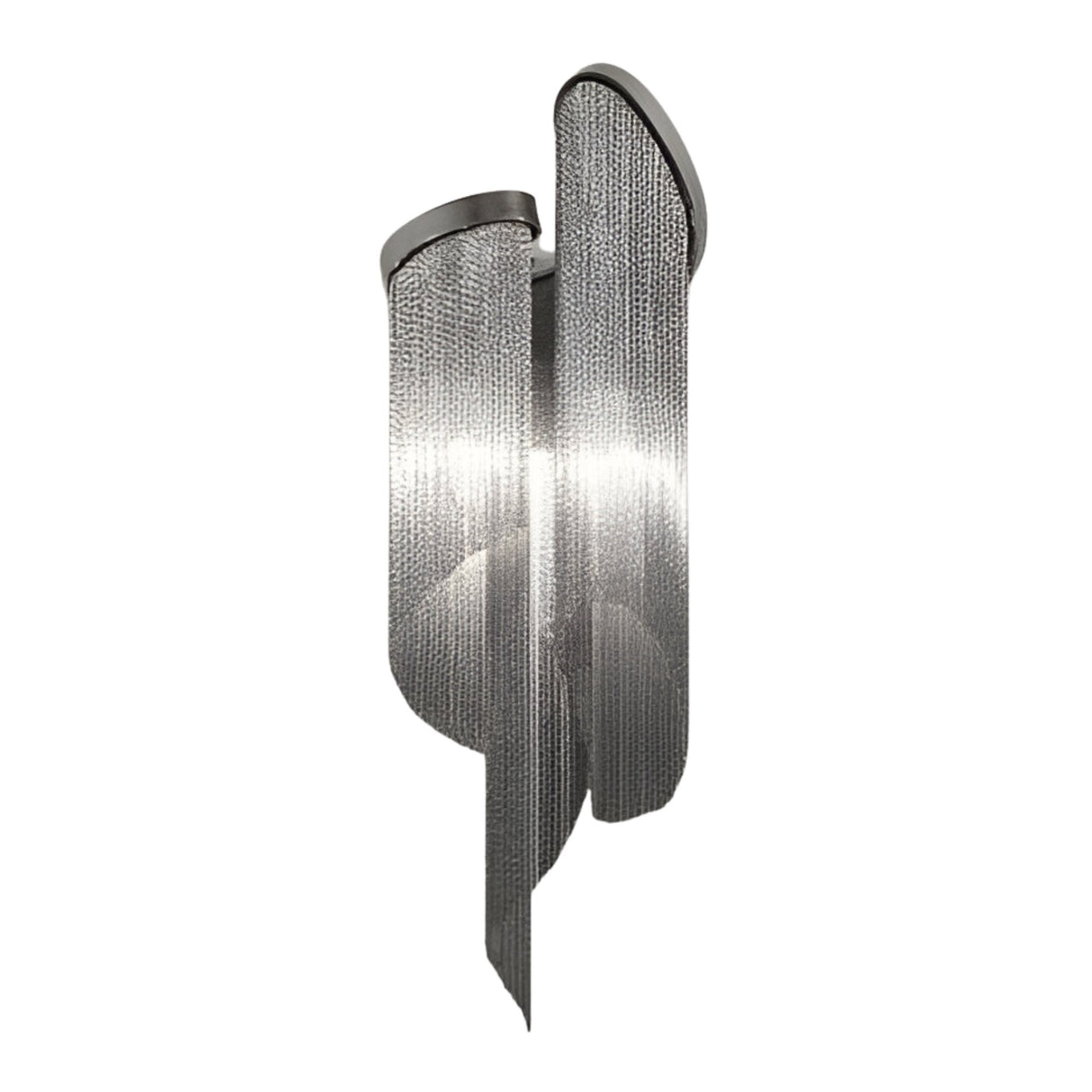 Valora 2 Light Metal Chain Veil Wall Light - Nickel