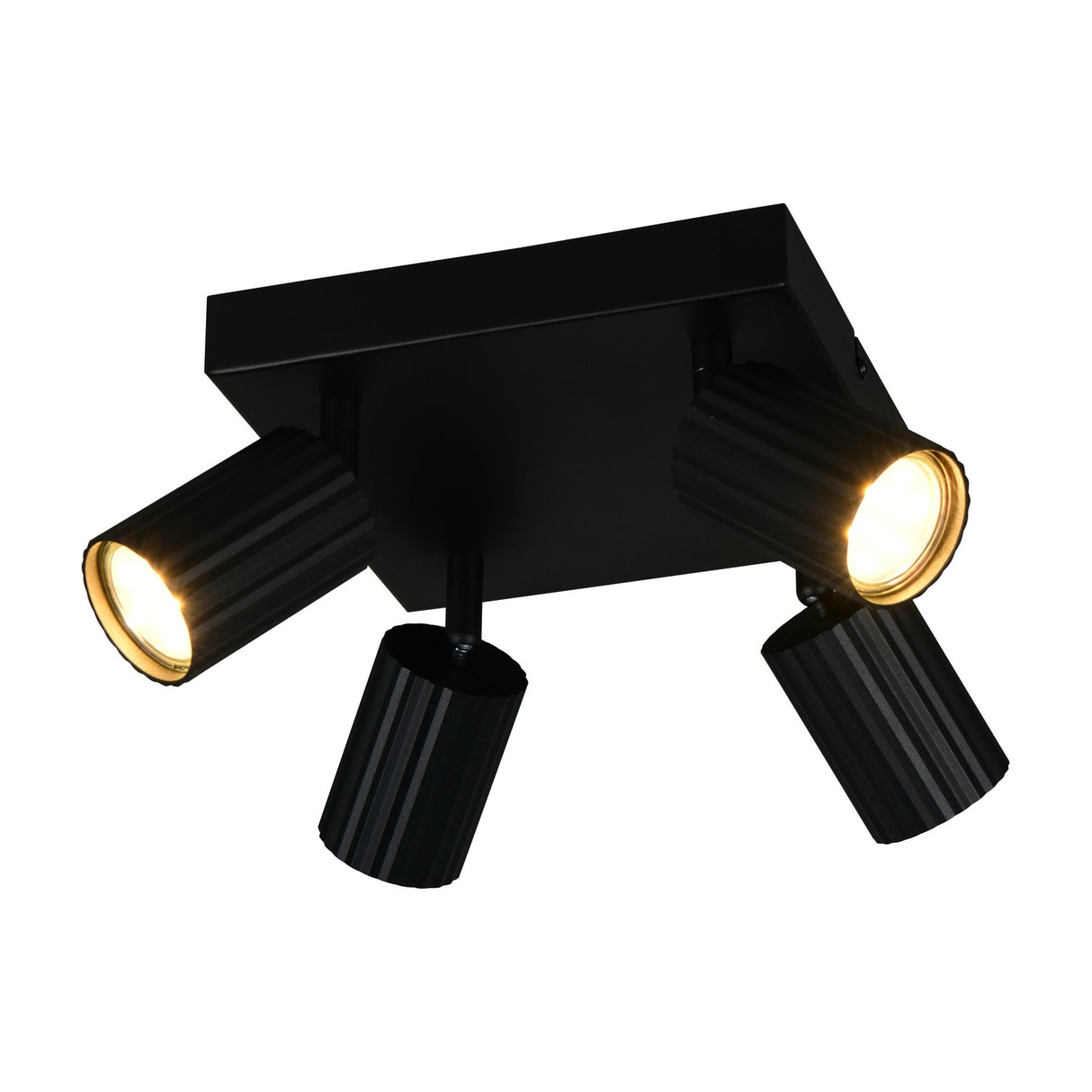 Soka 4 Light Spotlight – Matt Black