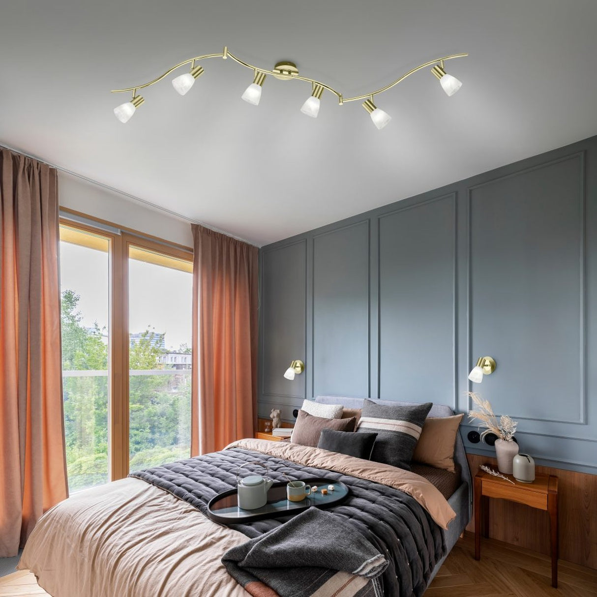 Levisto LED Spotlight – Satin Brass