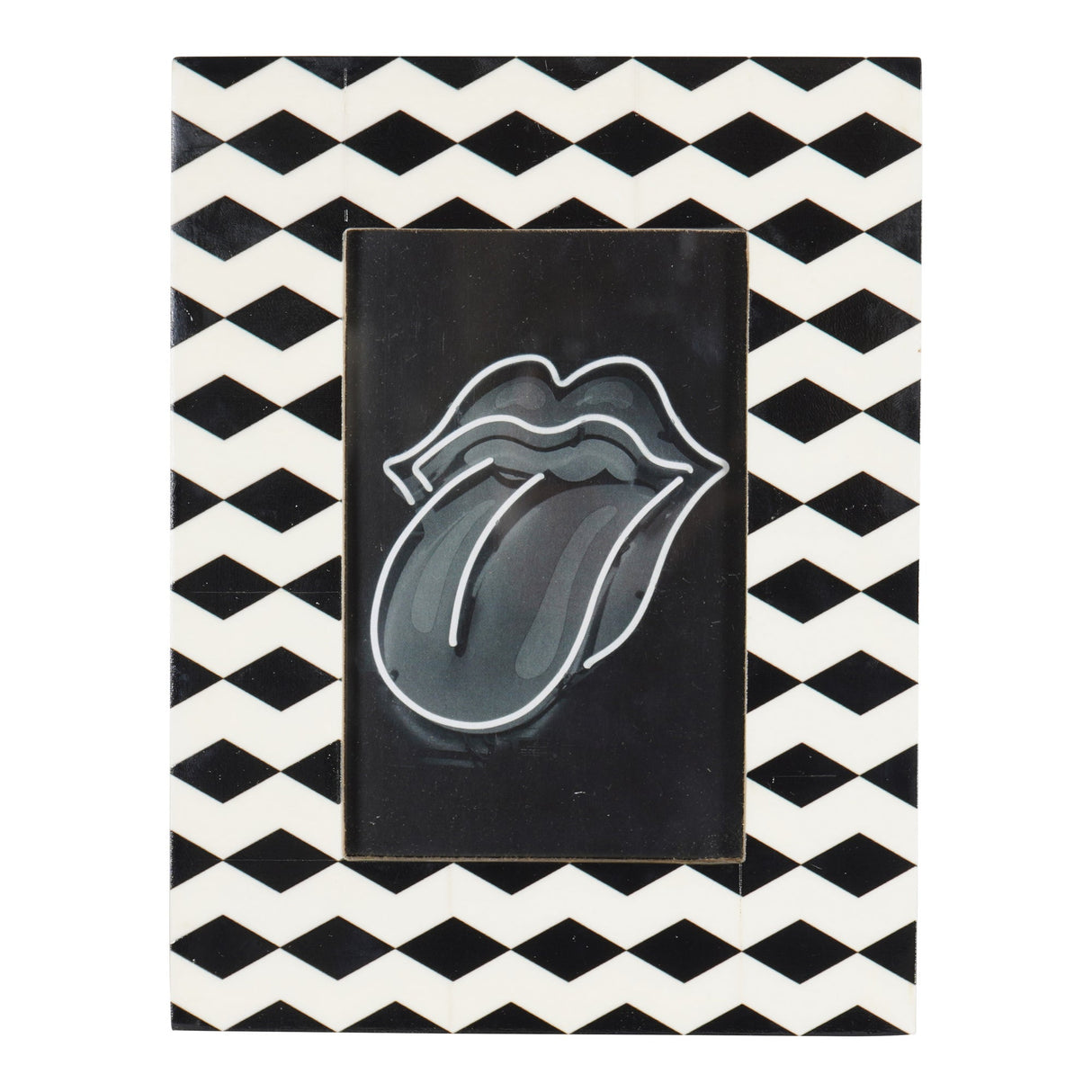 Anya Black & White Photo Frame - 10x15cm