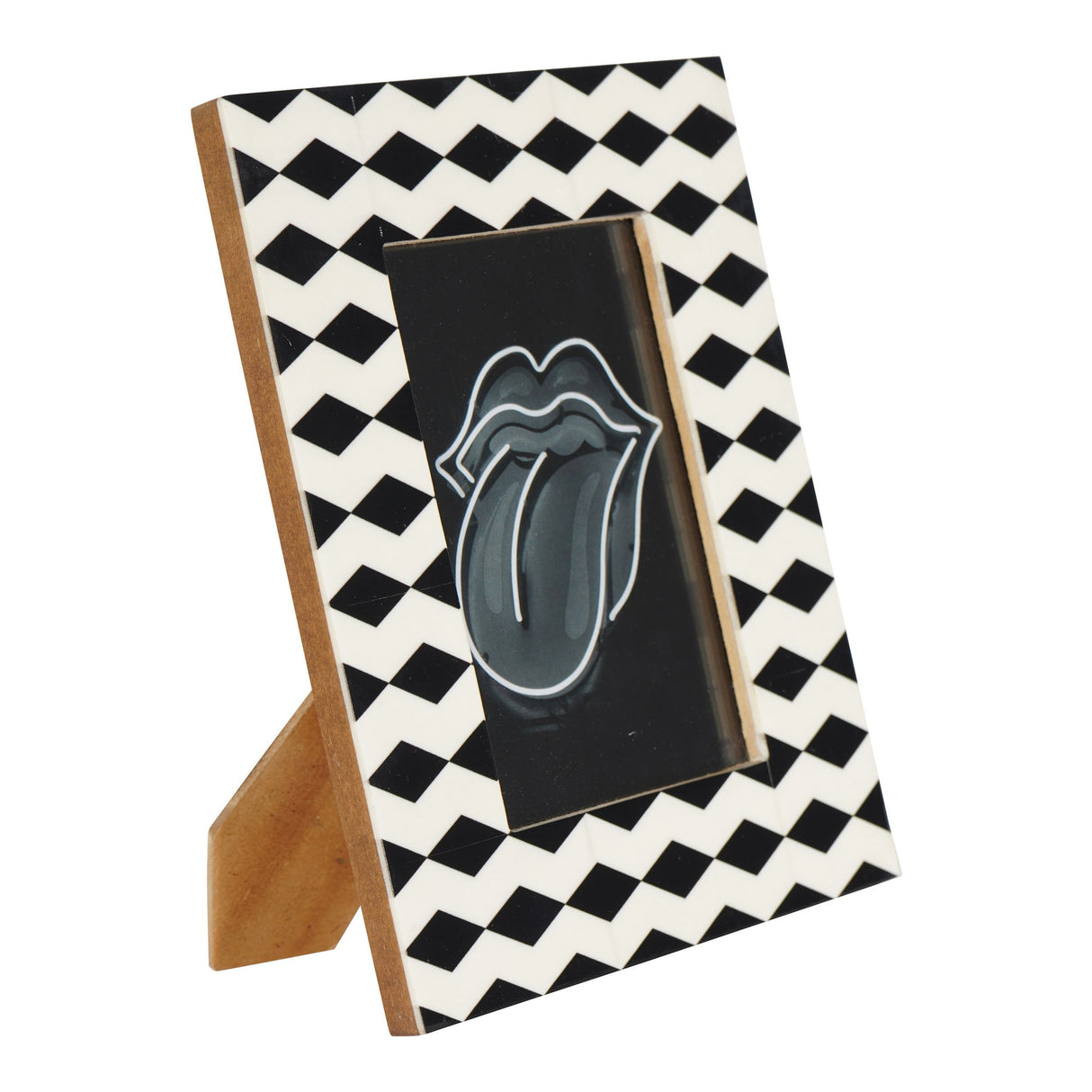 Anya Black & White Photo Frame - 10x15cm