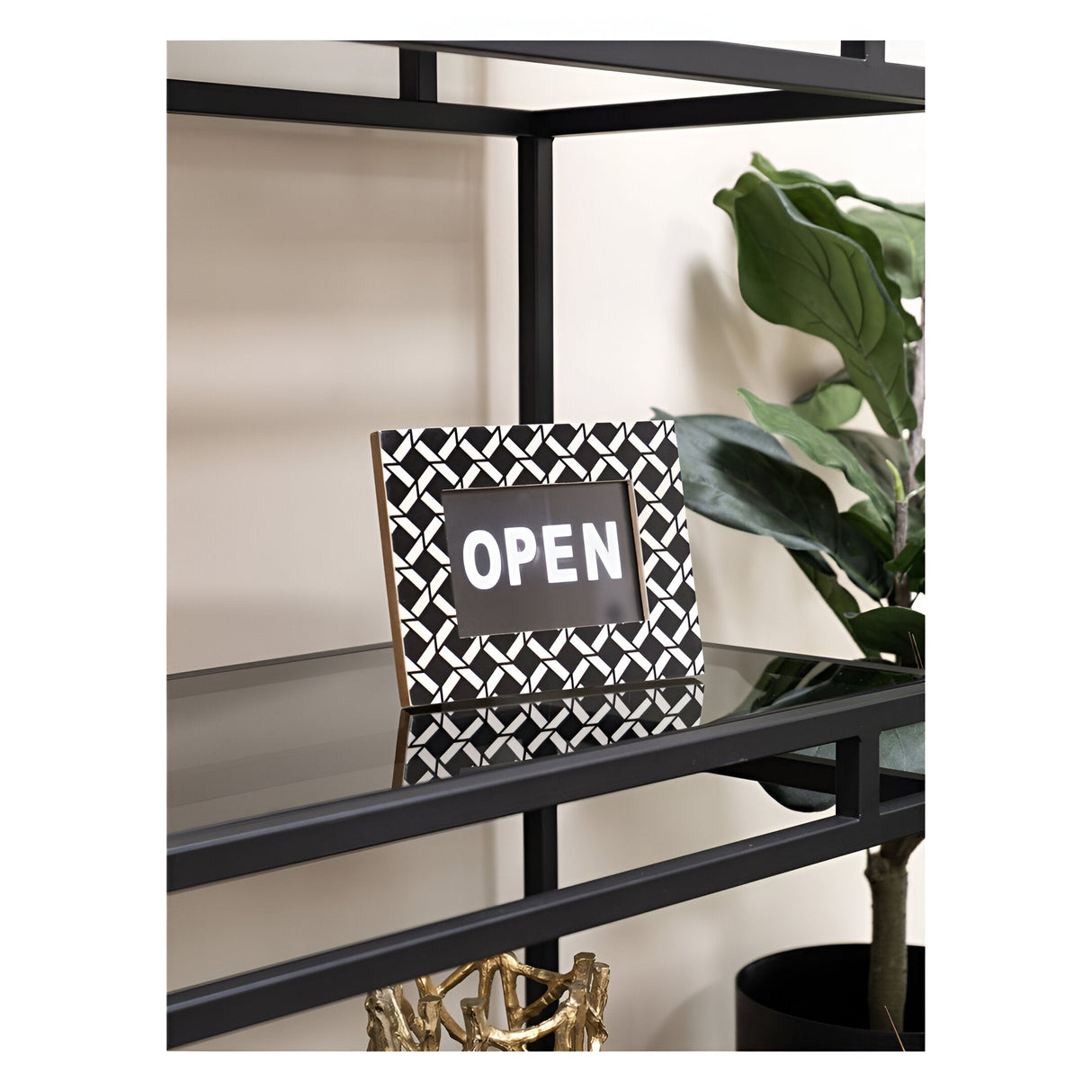 Lorna Black & White Photo Frame - 10x15cm