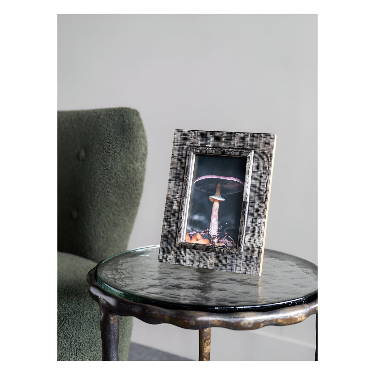 Rustic Brown Horn Photo Frame - 10x15cm