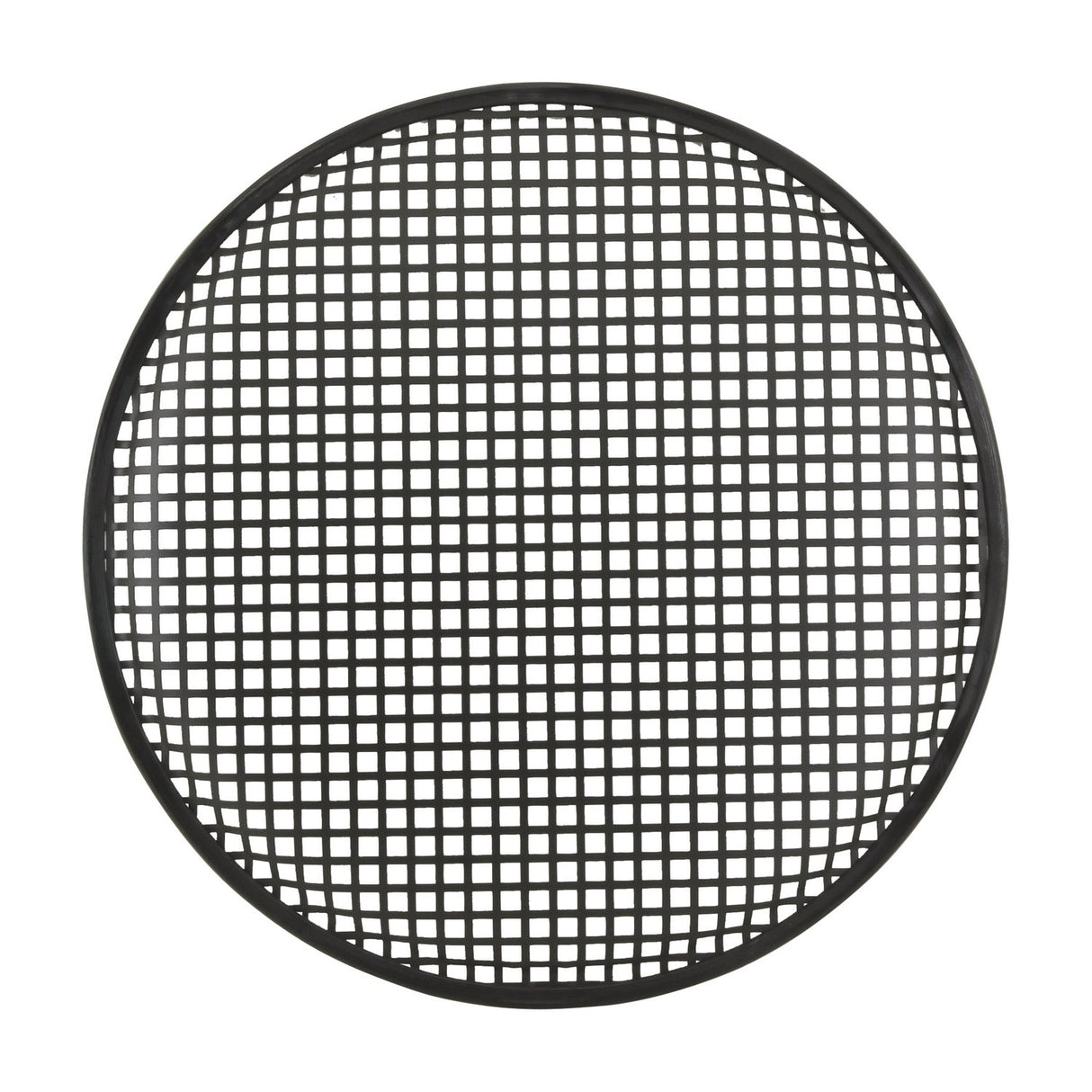 QTX Metal Speaker Grille, 38 cm (15"), Black Steel